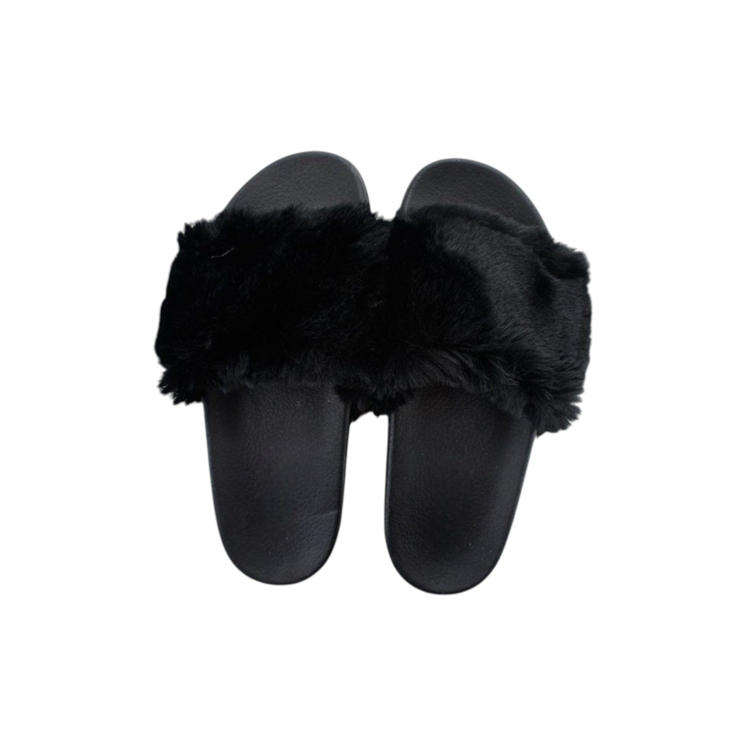 VewoTex Damen Hausschuhe mit Fell » Damenschuhe mit Kunstfell Hausschuh (1 Paar, Kein Set) Schlappen & Garten Schuhe » Pantoffeln mit Kunstpelz