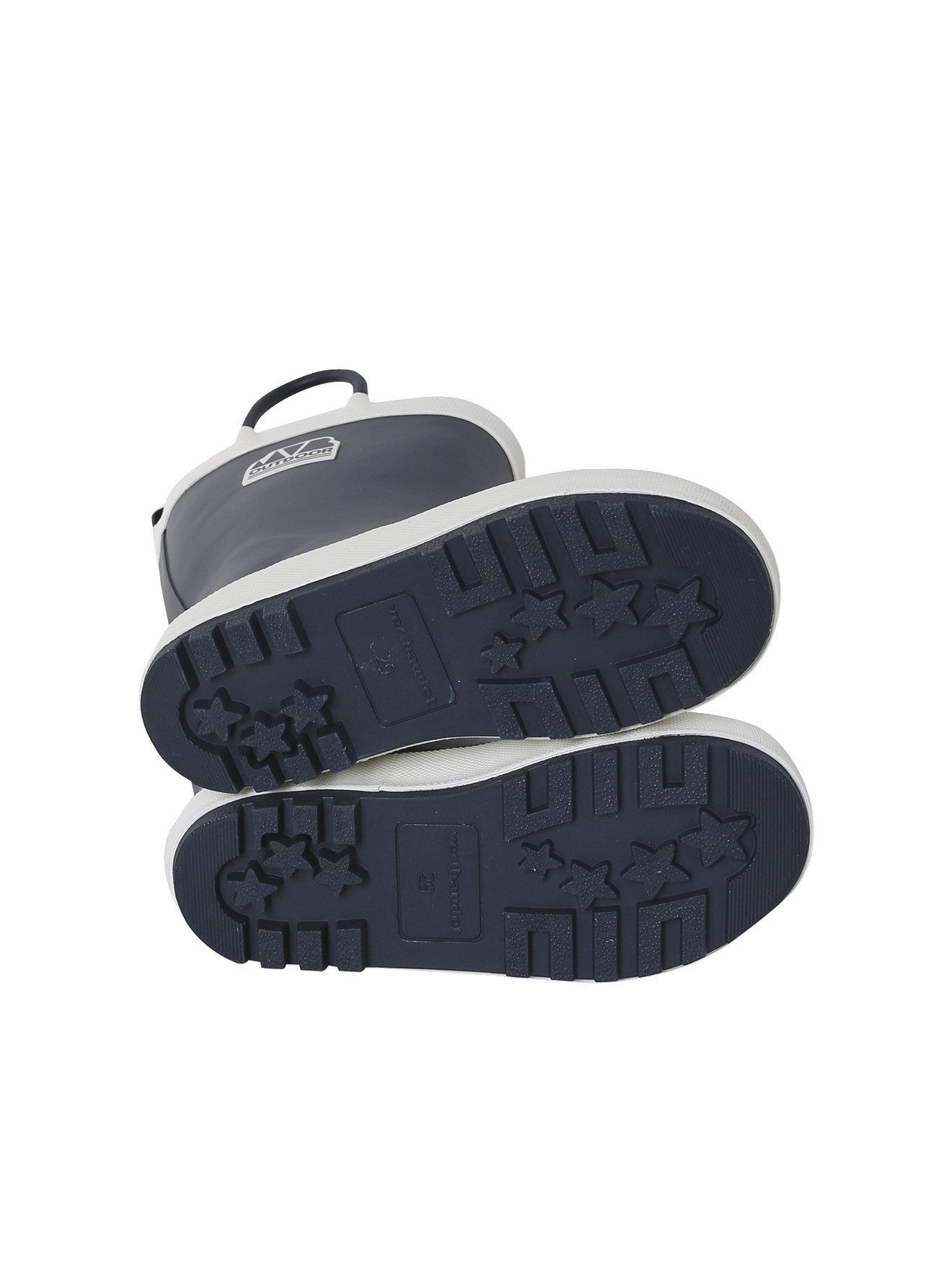 vertbaudet Kinder Gummistiefel mit zweifarbiger Outdoor-Optik Winterstiefel