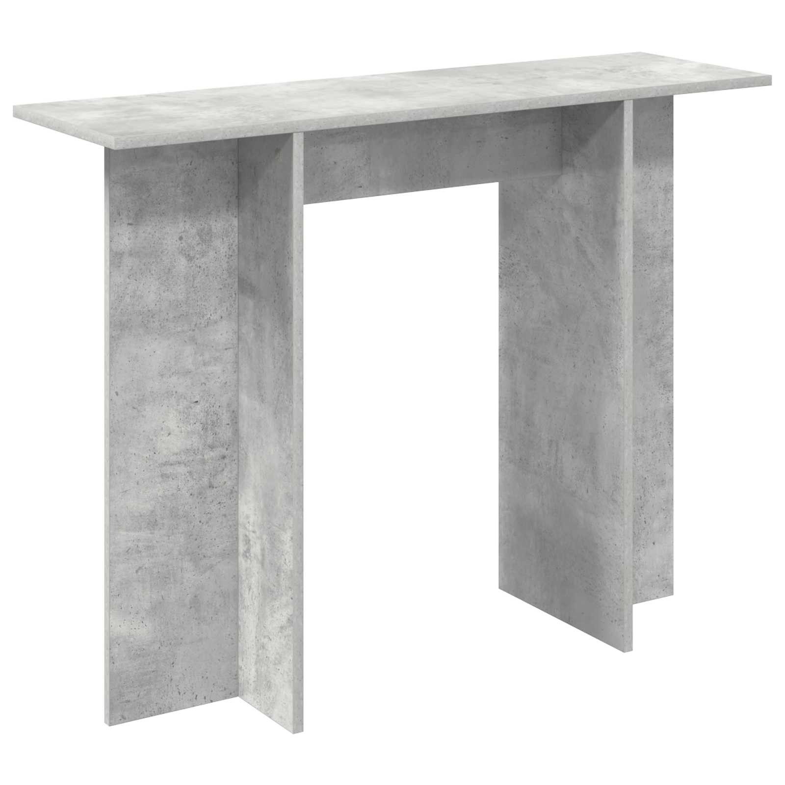 vidaXL Konsolentisch Konsolentisch Betongrau 100 x 30 x 75 cm Holzwerkstoff (1-St)