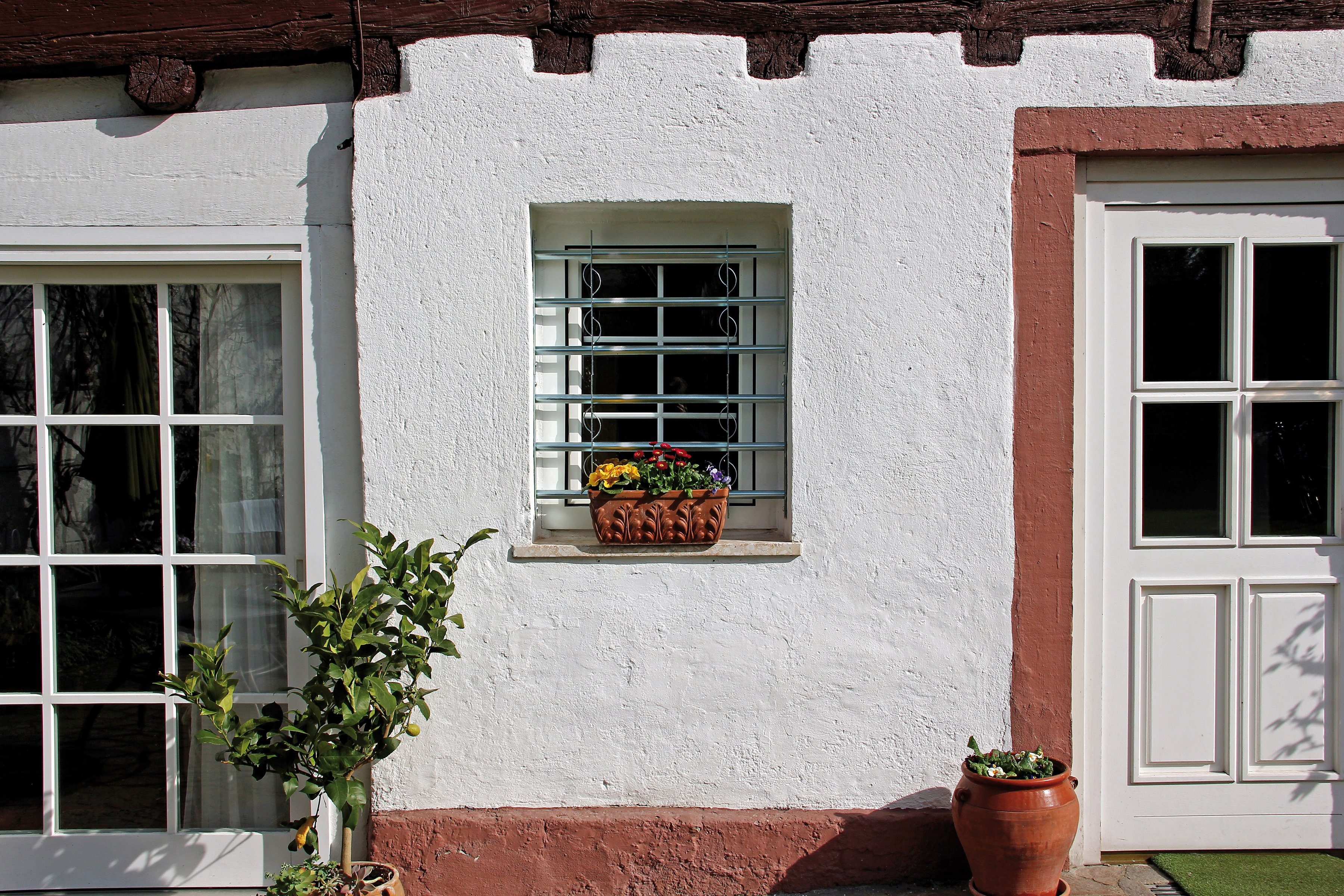 Alberts Fensterschutzgitter Secorino Style, Breite ausziehbar 100-150 cm, versch. Höhen