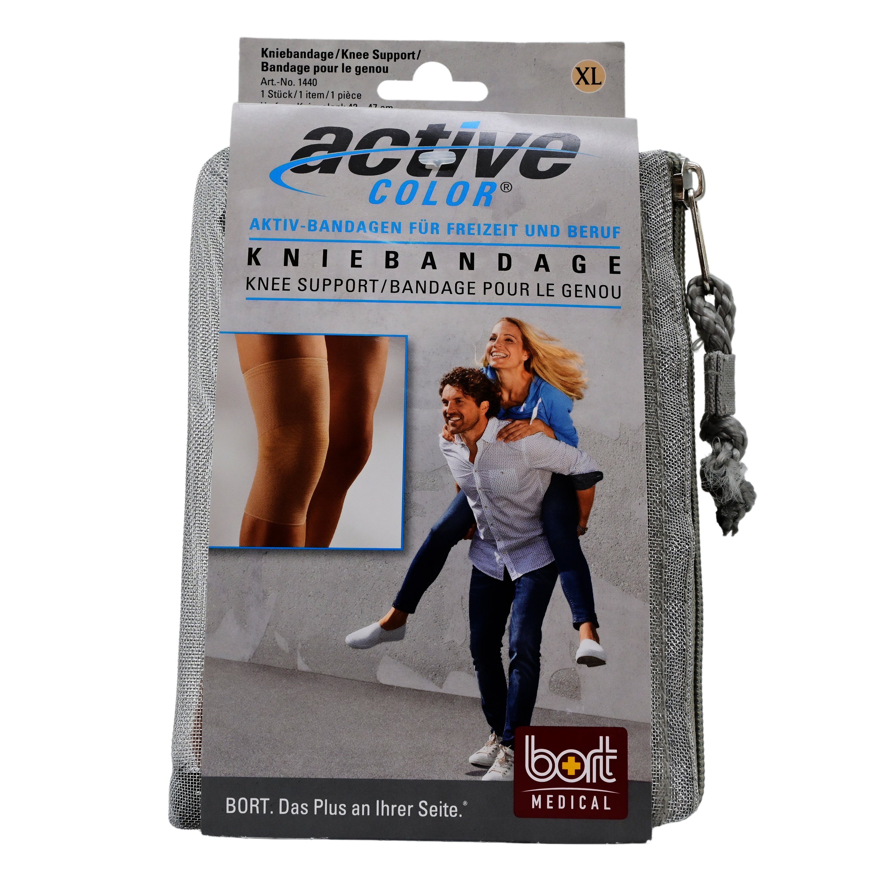 Bort GmbH Kniebandage BORT ActiveColor Kniebandage XL haut, 1 Stück
