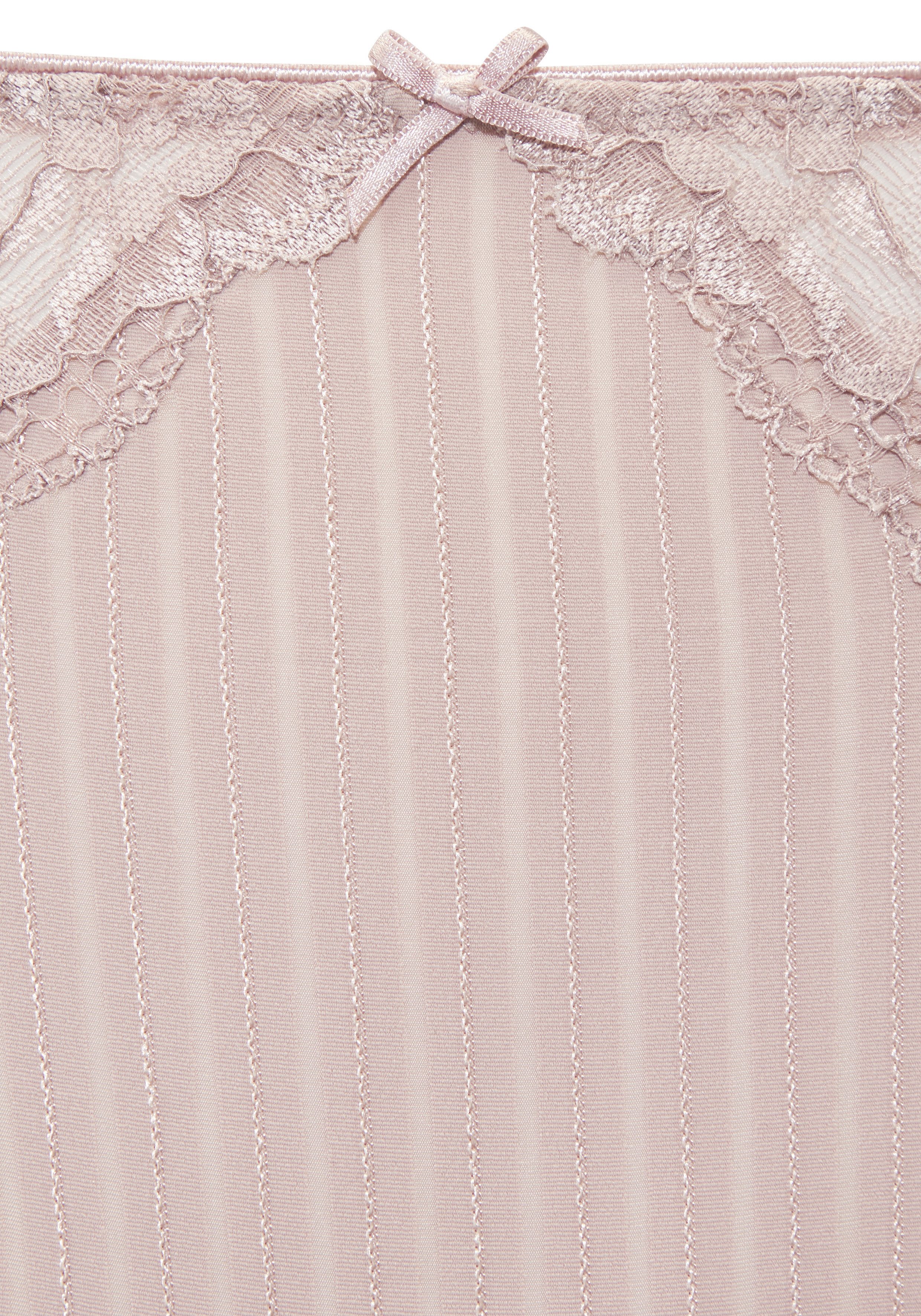 LASCANA String Carlotta mit filigranem Glanzfaden & feiner, floraler Spitze – Bild 3 von 3