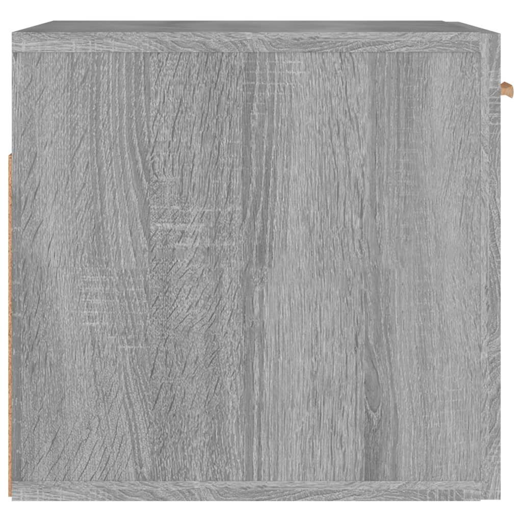 furnicato Wandregal Wandschrank Grau Sonoma 80x35x36,5 Holzwerkstoff cm