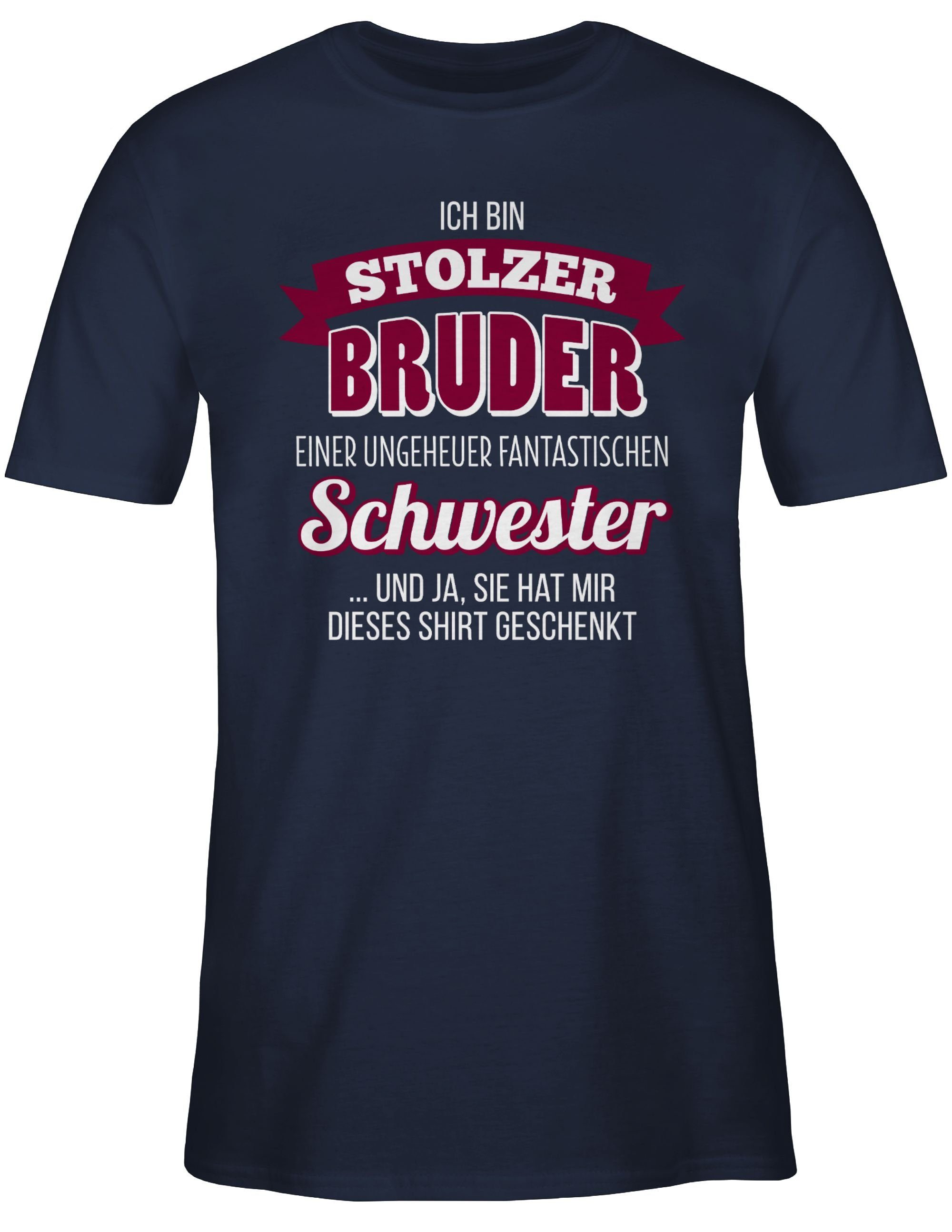 Shirtracer T-Shirt Ich bin stolzer Bruder günstig online kaufen