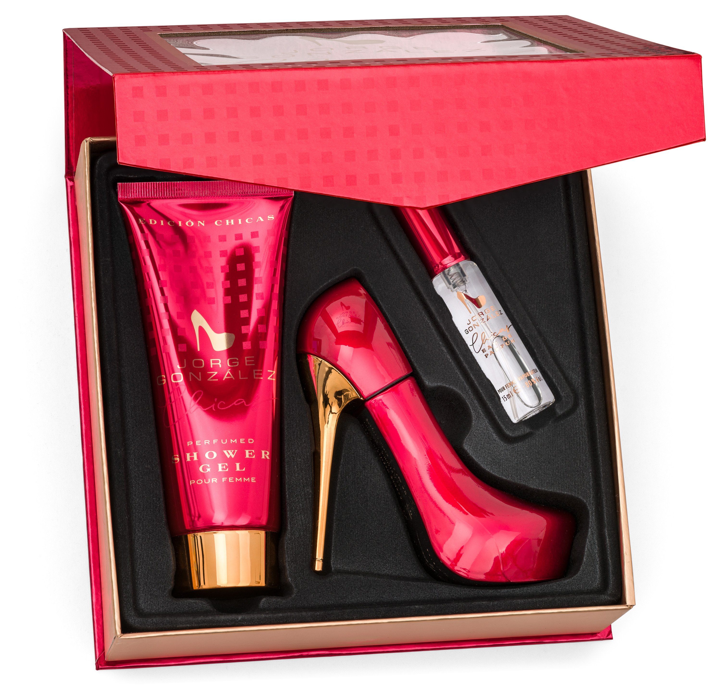 JORGE GONZÁLEZ de de Eau Parfum Parfum, 3er CHICAS Geschenkset EDICIÓN Eau Box, Gift GONZÁLEZ JORGE