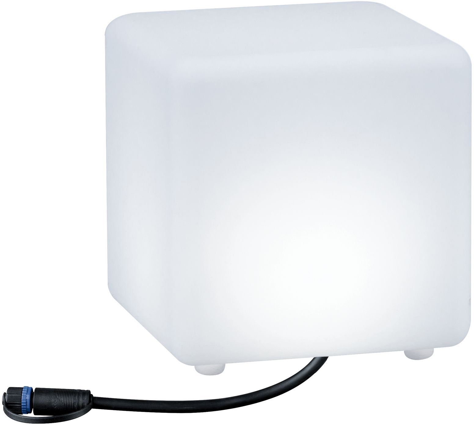 & IP67 Shine, Warmweiß, Paulmann LED RGBW ZigBee Shine, Plug integriert, Würfel fest Plug 24V & LED