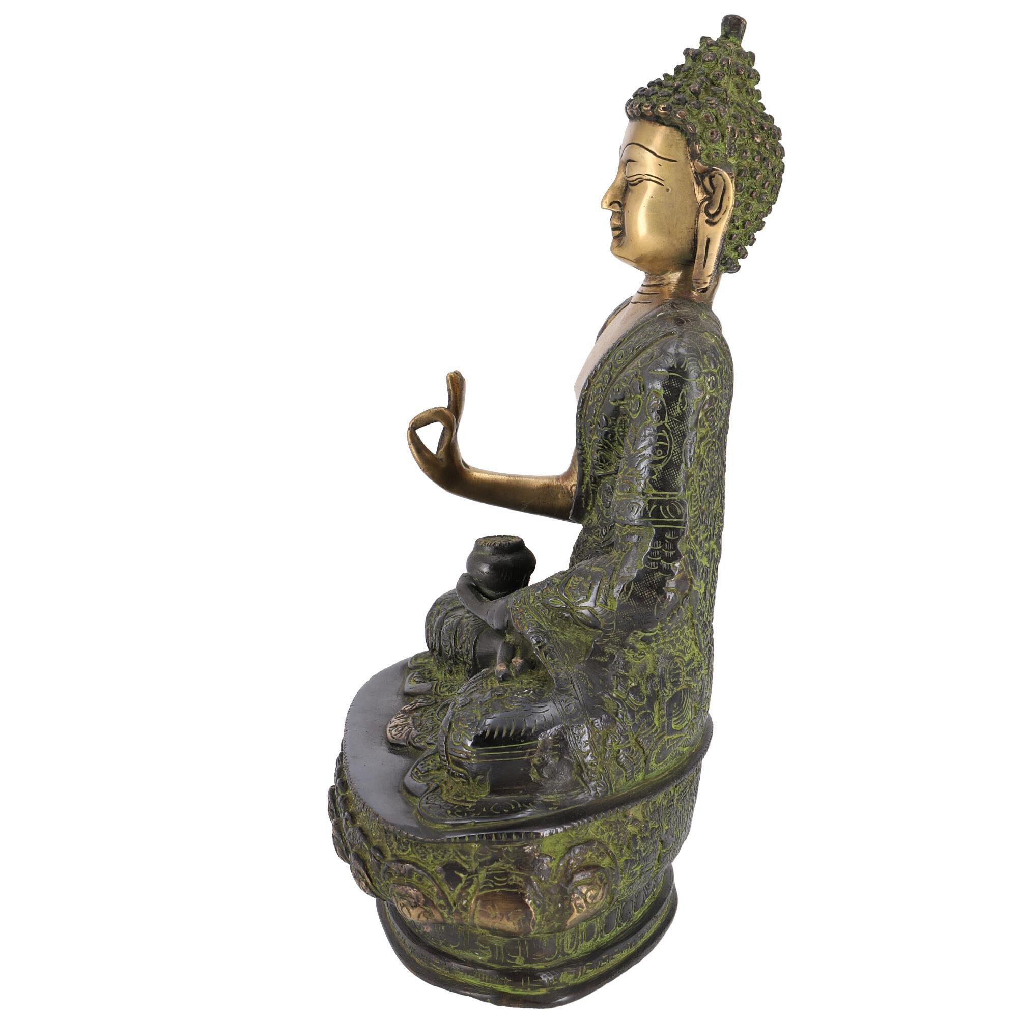 Modell Buddha.. Amoghasiddhi Buddha aus Messing Statue Guru-Shop 1 Buddhafigur