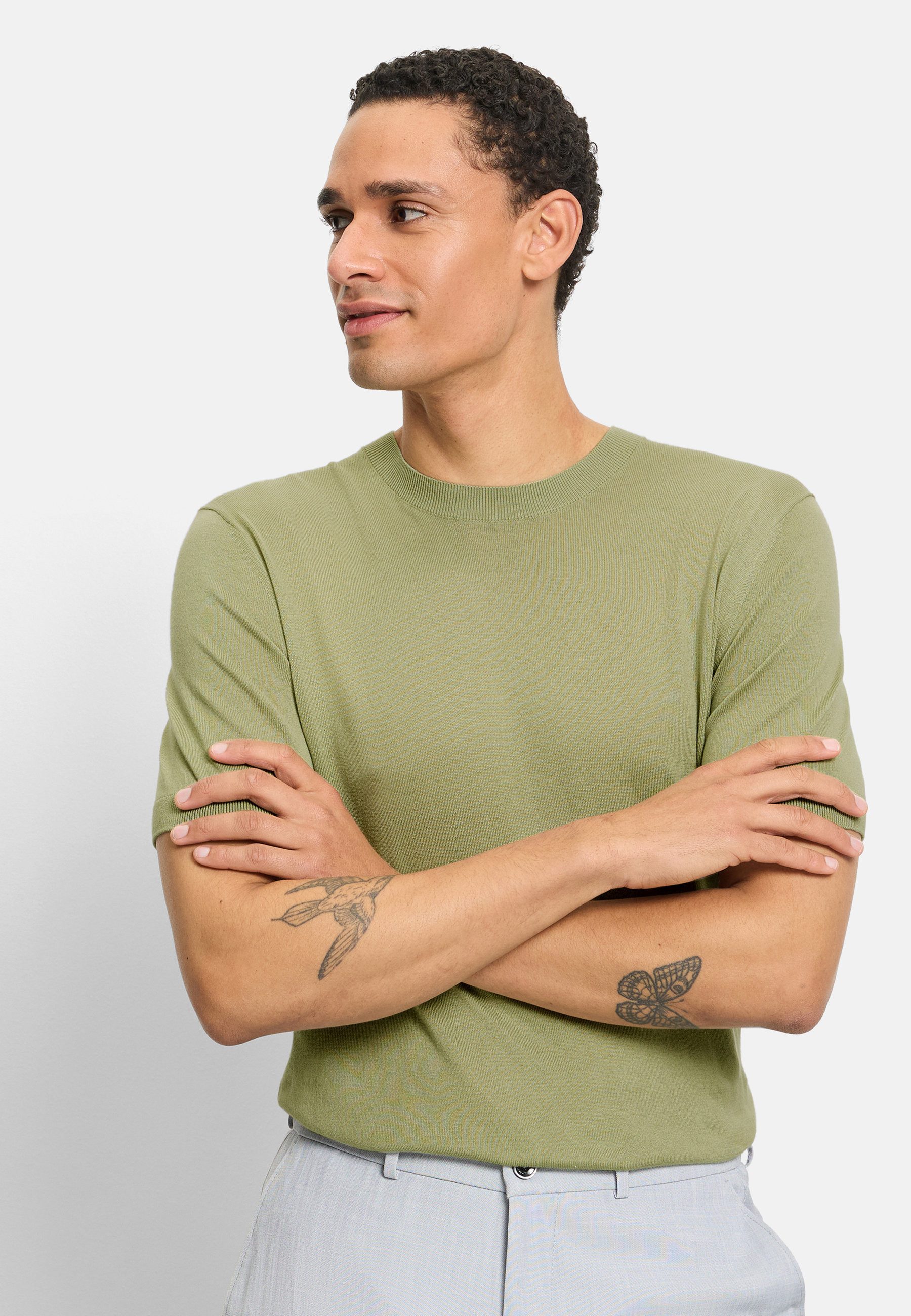 OLYMP Strickpullover OLYMP Casual Strick, regular fit