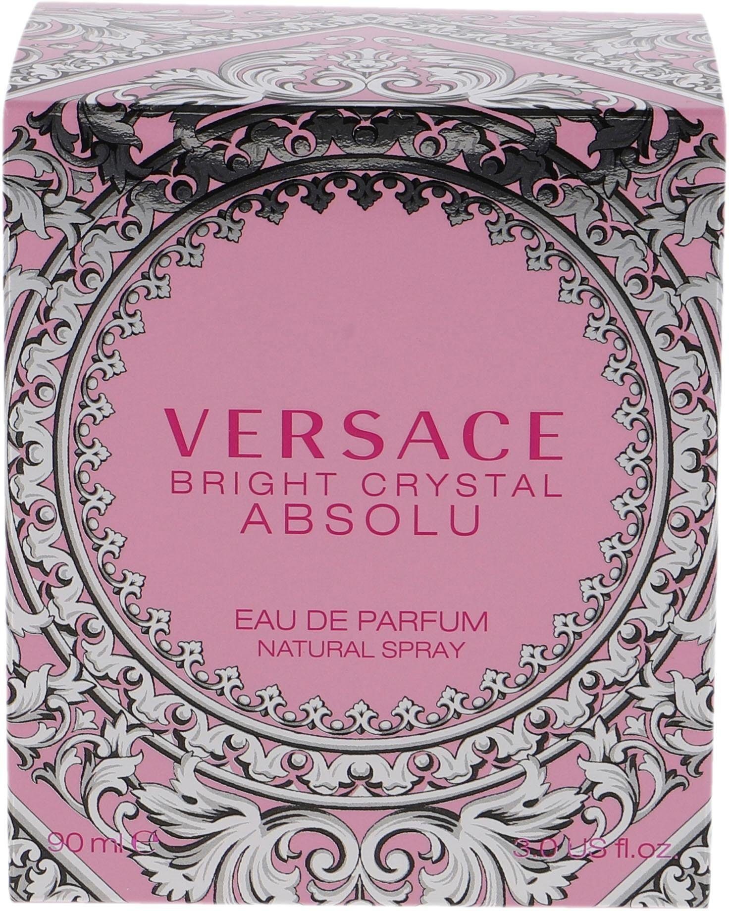 Versace Eau de Parfum BRIGHT CRYSTAL ABSOLU EDP, mit fruchtigem Auftackt