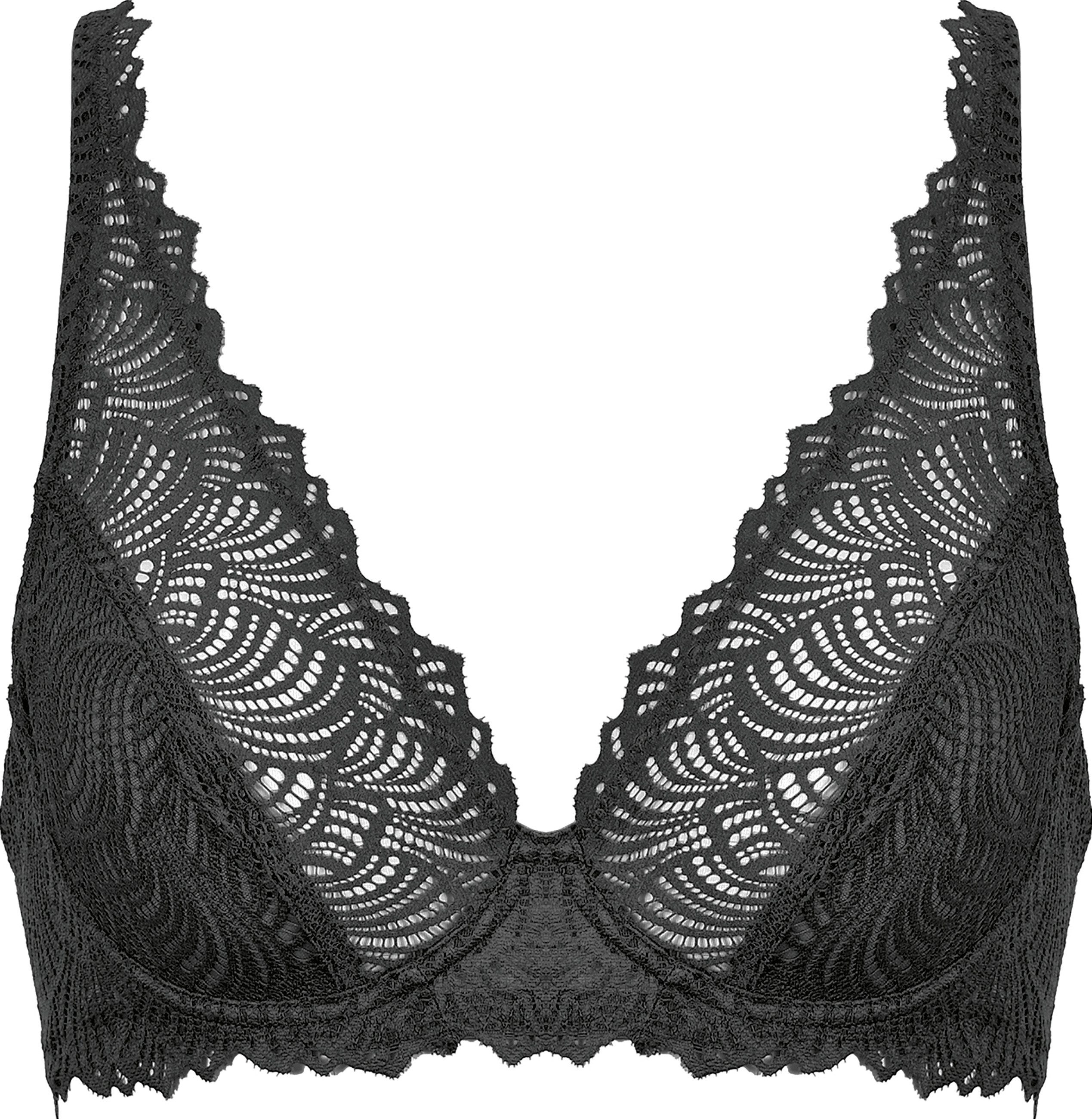 Naturana Bügel-BH The Friday (1-tlg) mit Bügel, mit Spitze, breite Träger, feminin, bequem