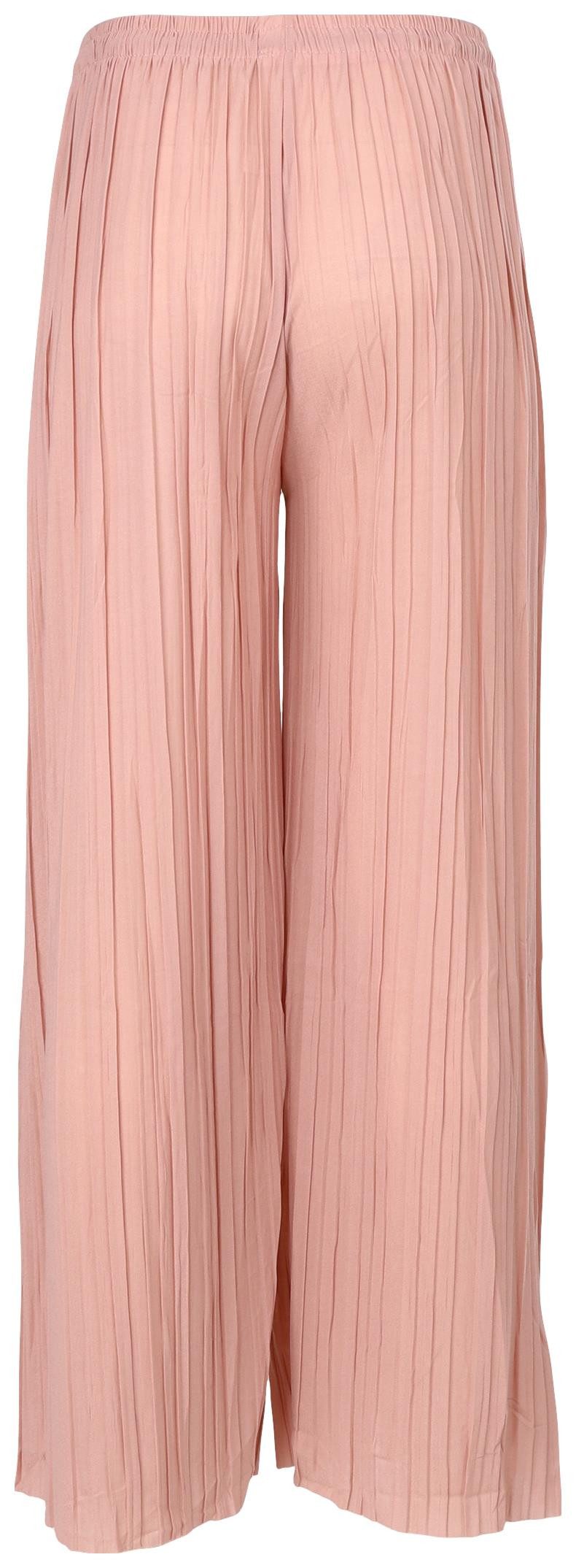 malito more than fashion Palazzohose Damen Plissee-Hose 883 Plissee Schlupfhose mit elastischem Bund 883