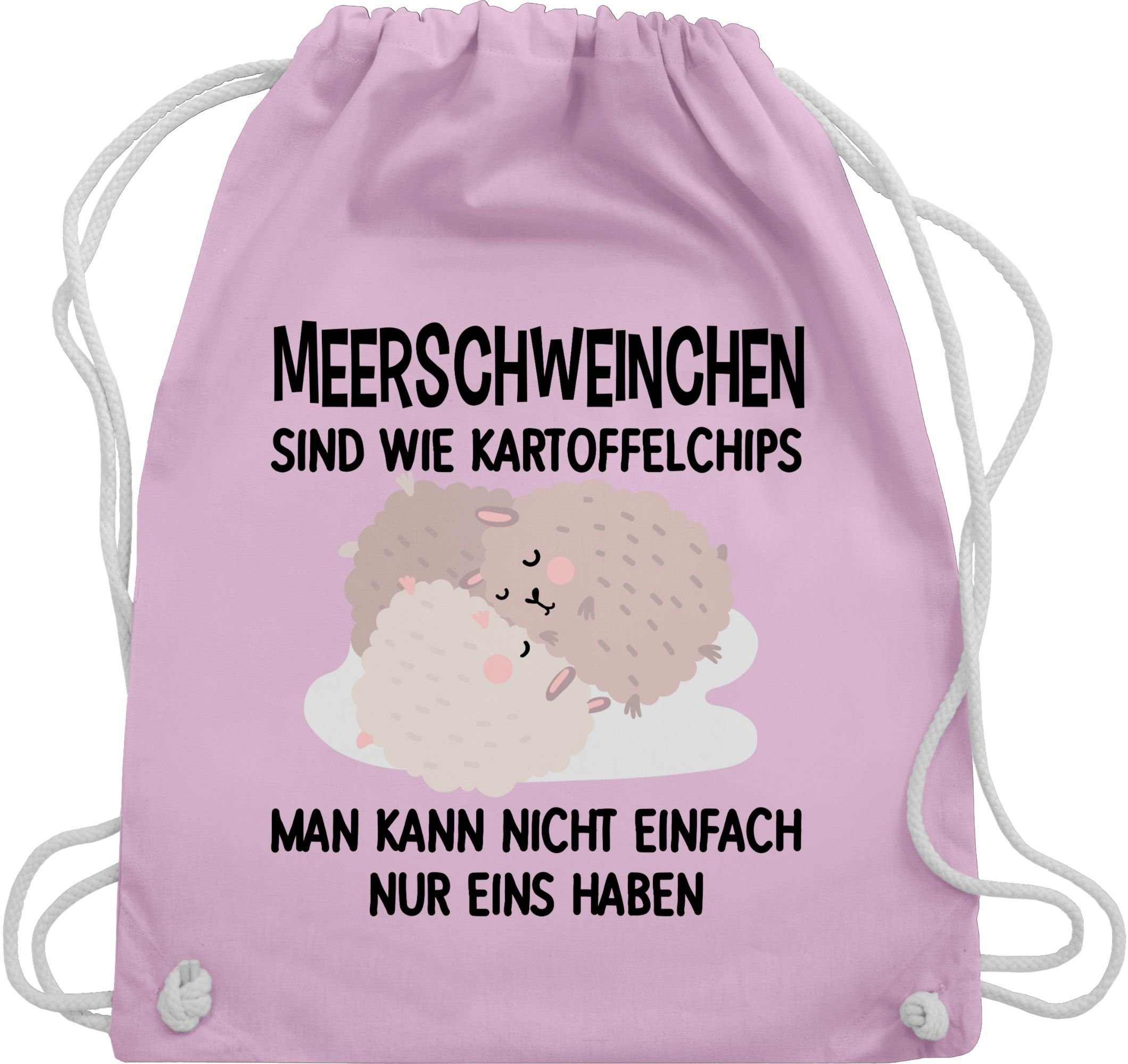 Shirtracer Turnbeutel Lustiges Meerschweinchen Motiv, Sprüche Statement