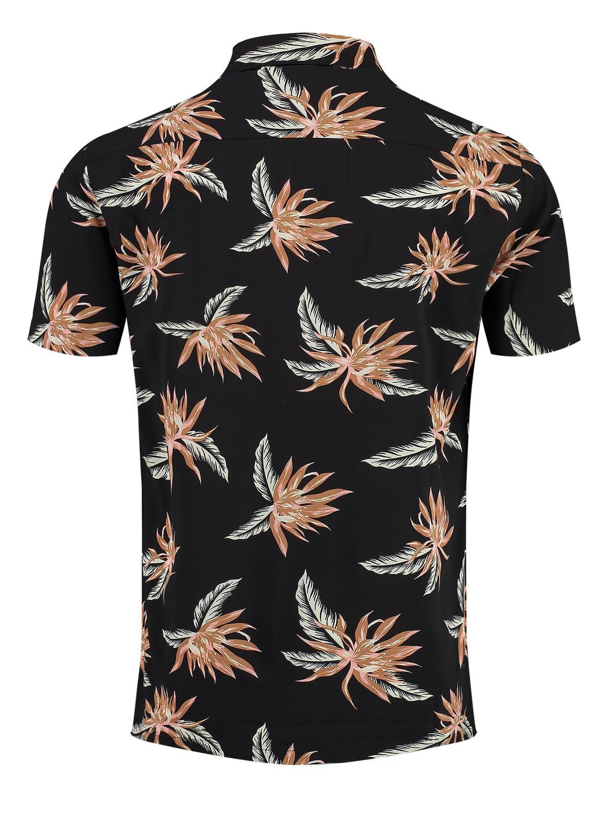 Key Largo Hawaiihemd Herren Hawaii Freizeit Hemd Barbados MSH00011 Regular Kurzarm Kentkragen Gemustert