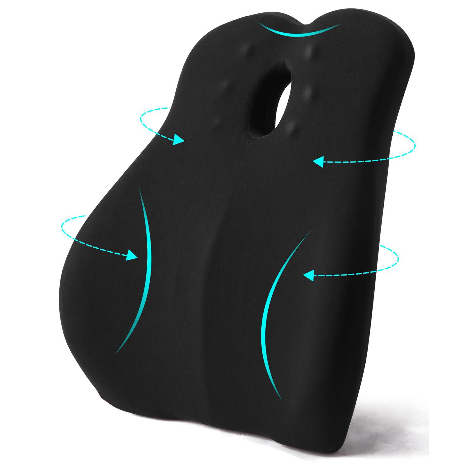LEAZZLE Stuhlkissen Ergonomisches Rückenkissen mit Memory-Funktion günstig online kaufen