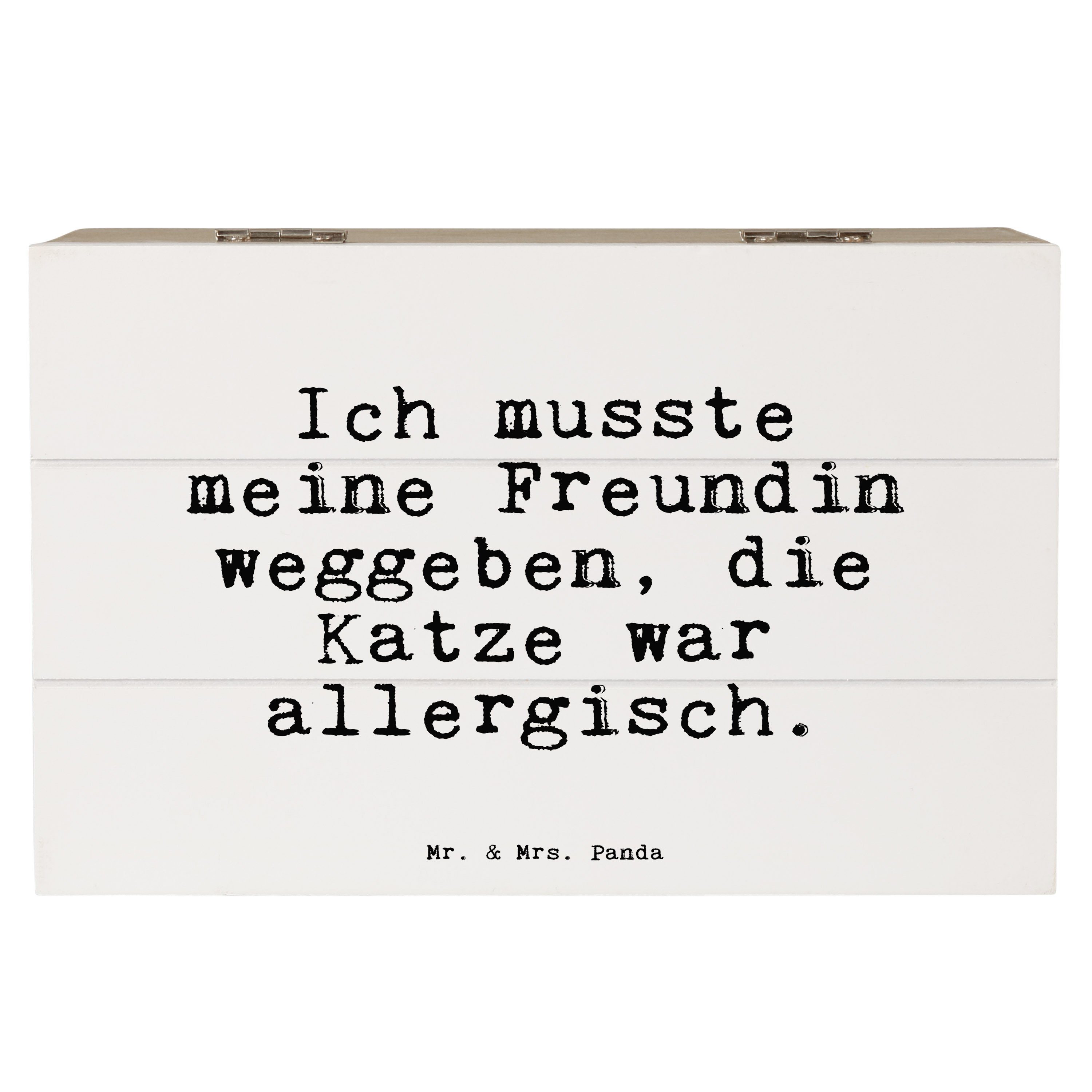 Mr. & Mrs. Panda Dekokiste »Ich musste meine Freundin... Weiß