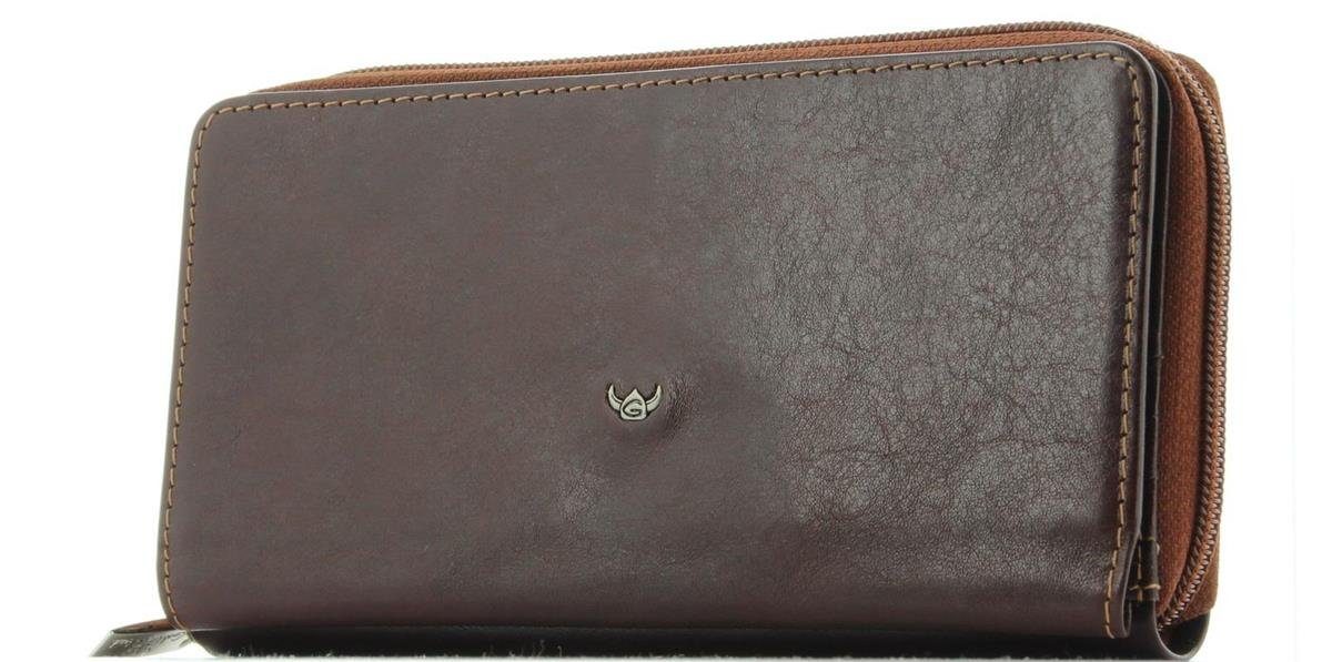 Golden Head Geldbörse Colorado Damenbörse 2803-05 Tabacco (Stück, 1-tlg., 1), handgefertigt