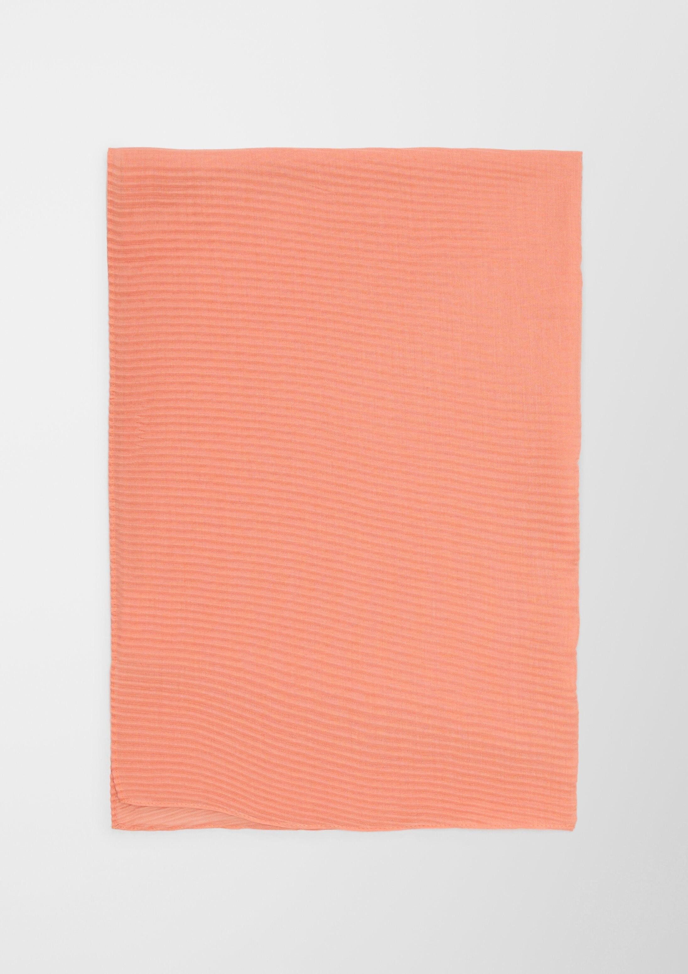 s.Oliver Schal Schal, Schal mit Plisseefalten