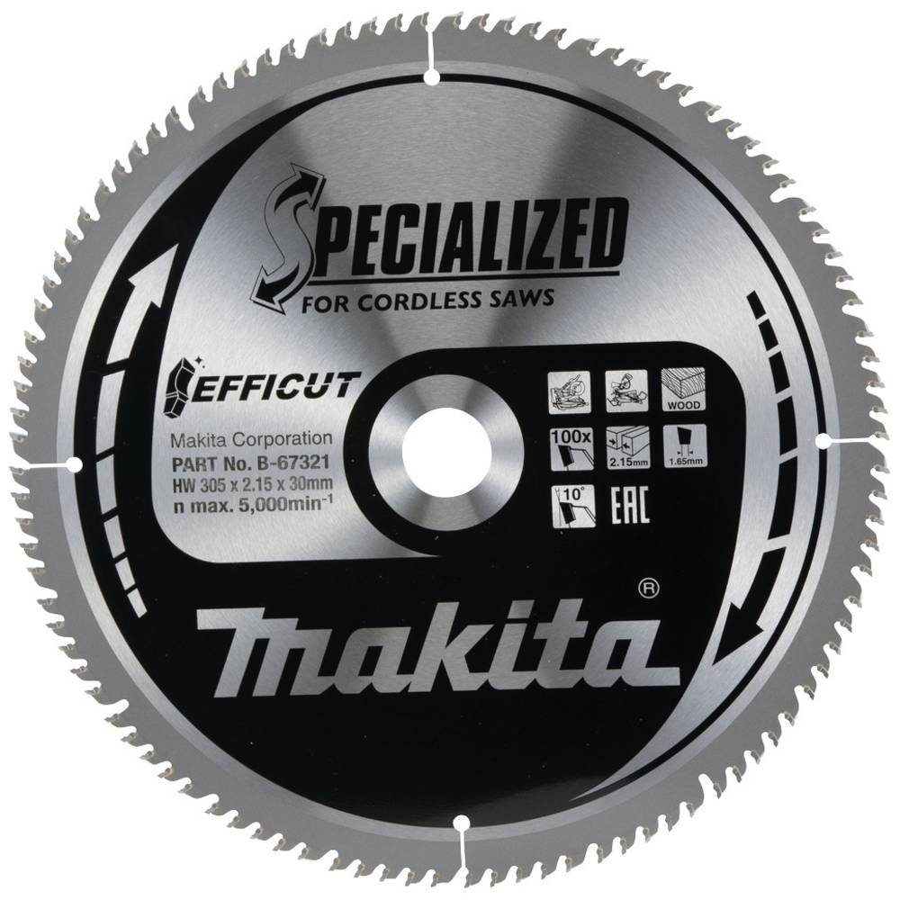 Makita Kreissägeblatt EFFICUT S{geb.305x30x100Z B-67321