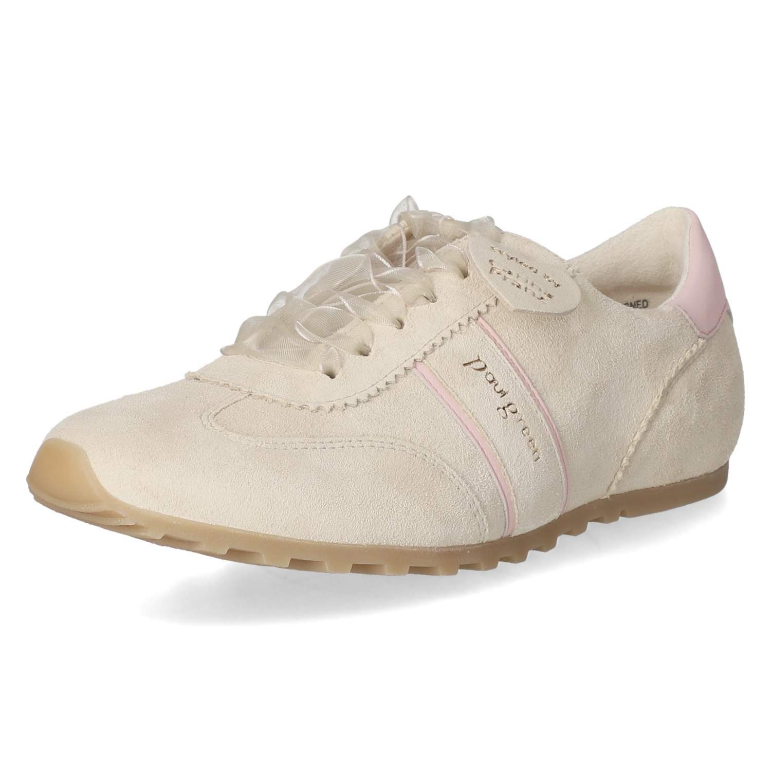 Paul Green Paul Green 5508-019 Damen Rauleder beige Schnürschuh günstig online kaufen