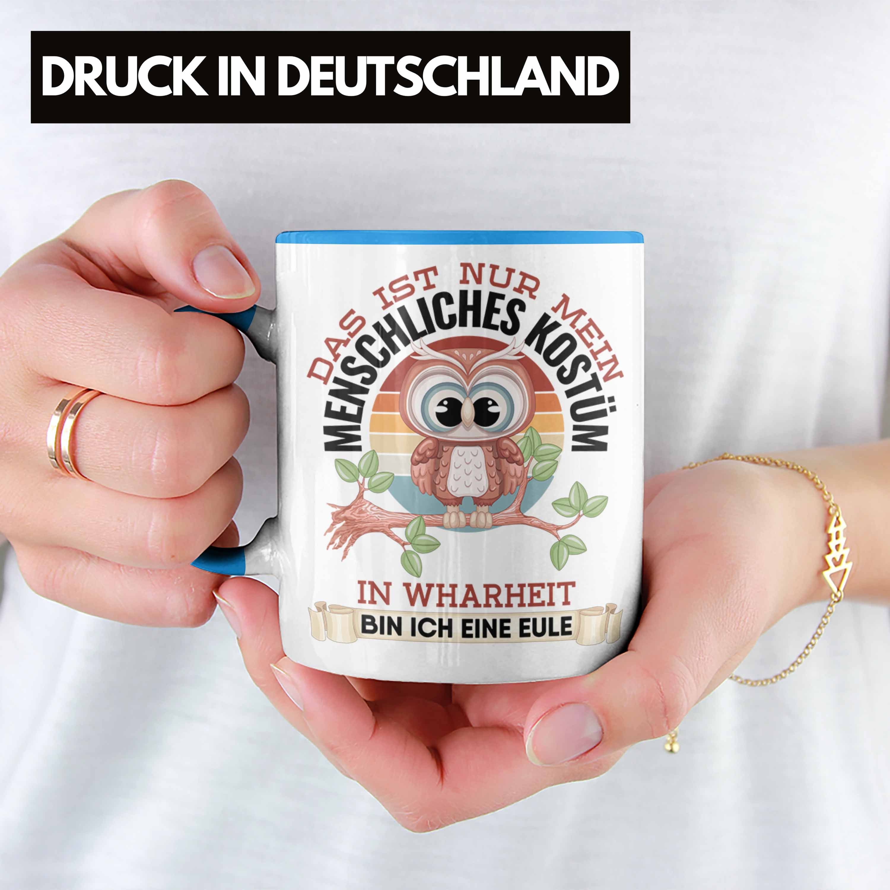 Mei Das Blau Tasse Fans Trendation Becher Geschenk Nur Eulen Tasse Ist Frauen Eulenliebhaber