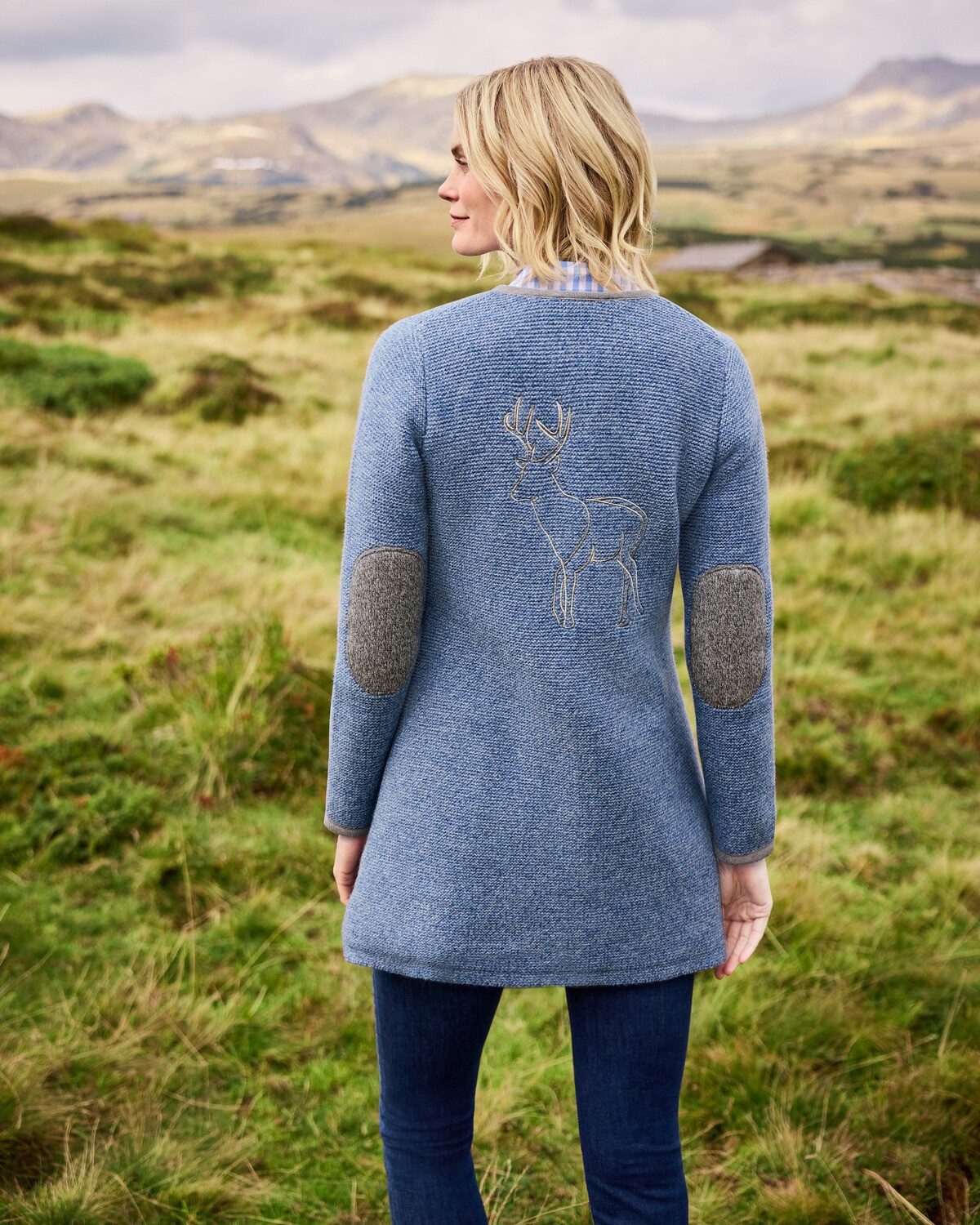 Reitmayer Strickjacke Lange Strickjacke