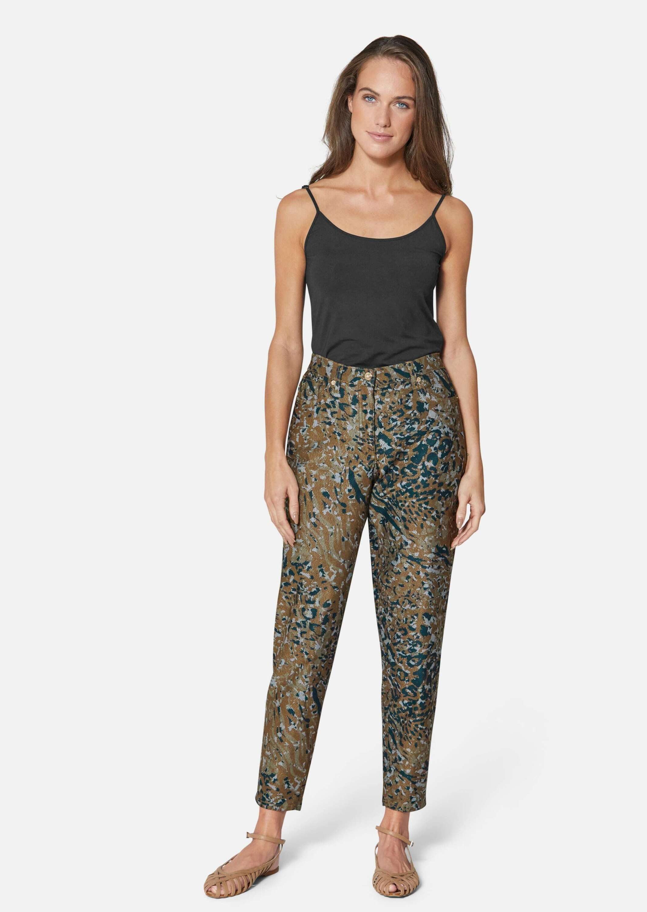 MADELEINE Gerade Jeans Karottenjeans im Highwaist-Stil