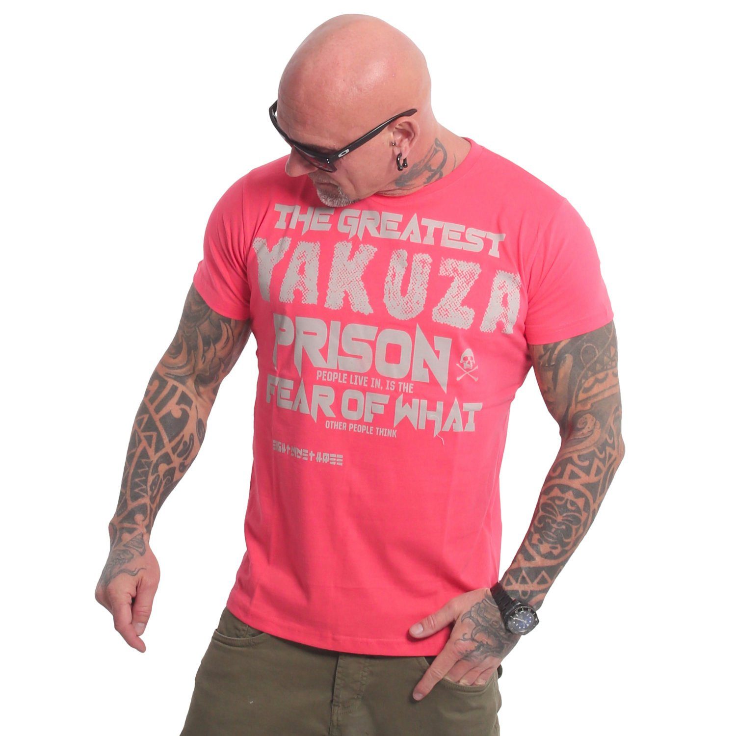 YAKUZA T-Shirt Prison geranium