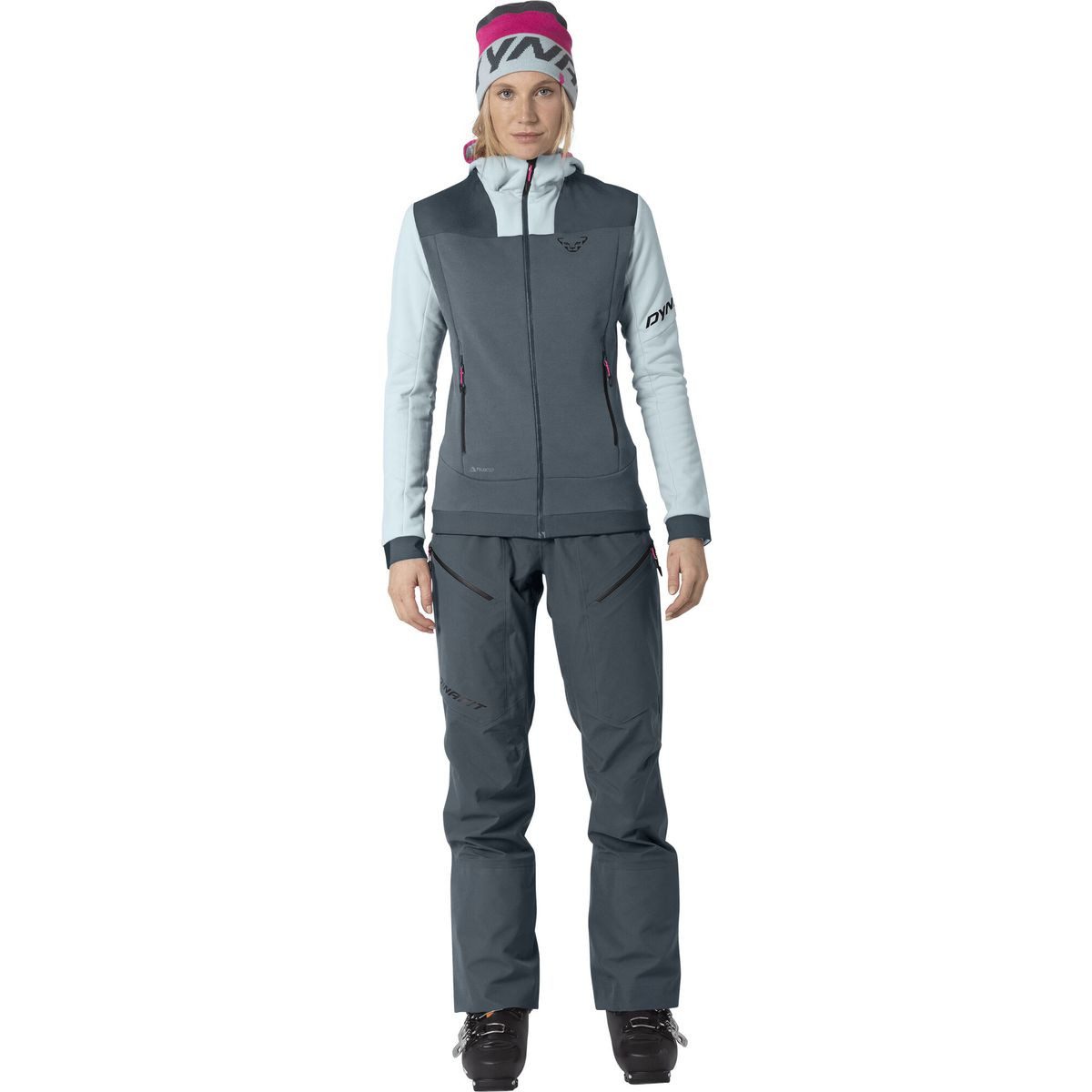Dynafit Skijacke Tigard Polartec® Hooded Jacket W Diese vielseitige Fleecejacke aus warmem und komfortablem Polartec®