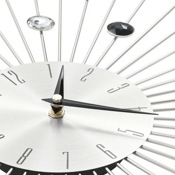 vidaXL Uhr Wanduhr mit Quarzwerk Modernes Design 50 cm