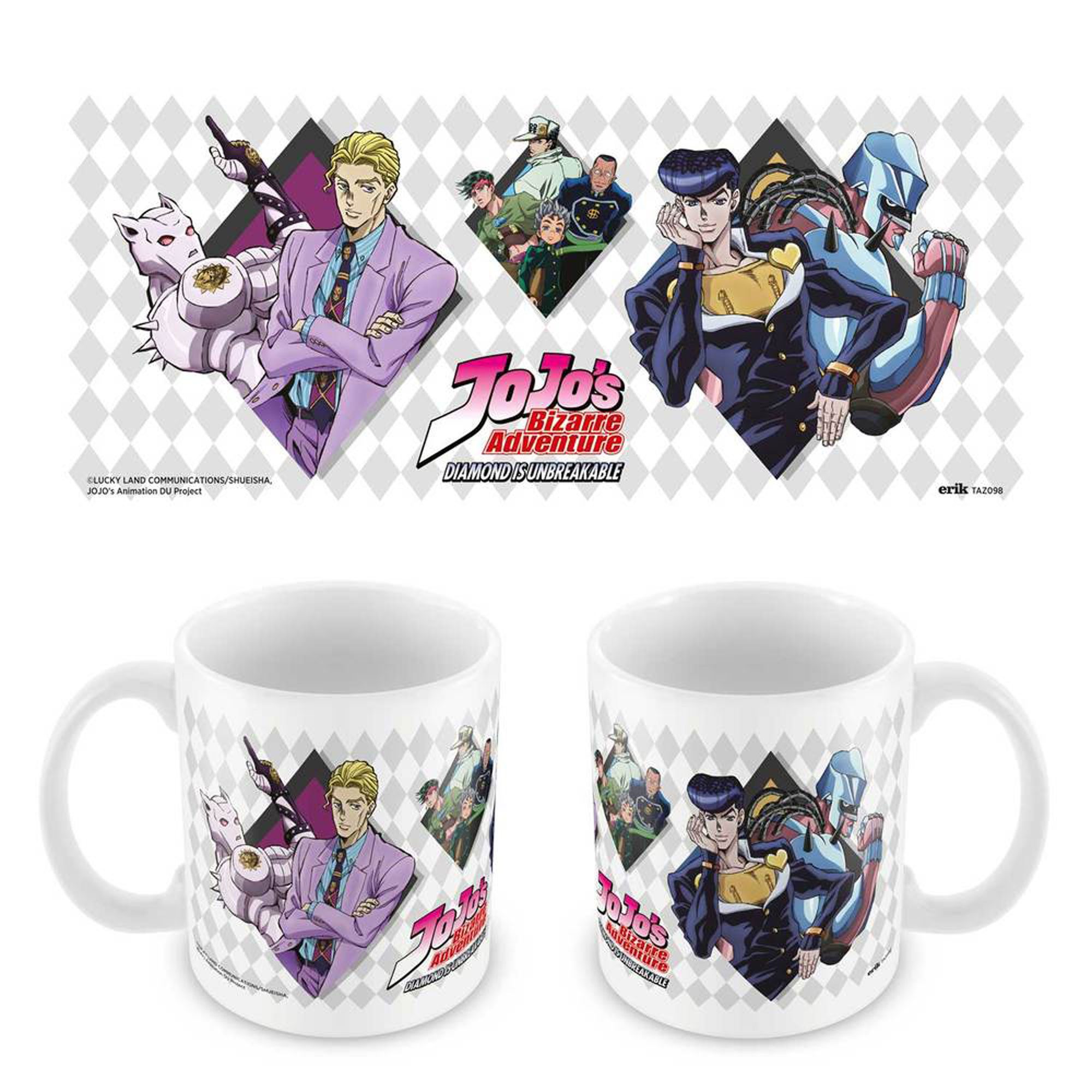 Tasse Jojo's Bizarre Adventure - Lizenz Tassen - Diamond is unbreakable