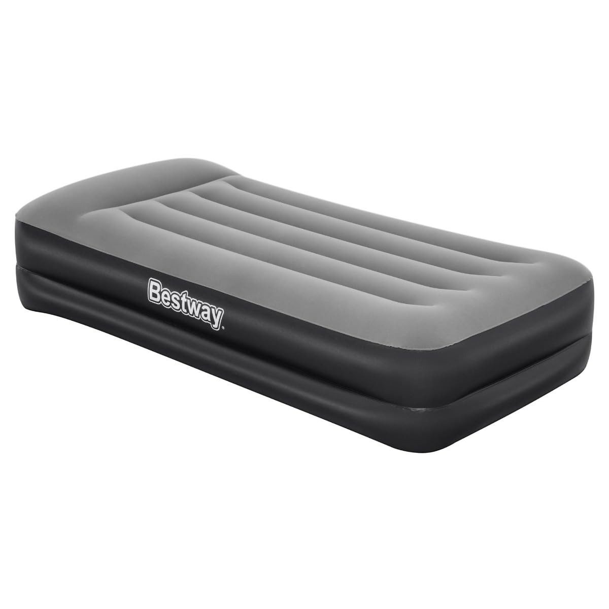Bestway Luftbett Einzelmatratze 191x97x46 cm mit integrierter Pumpe, Komfortabel und einfach aufzublasen