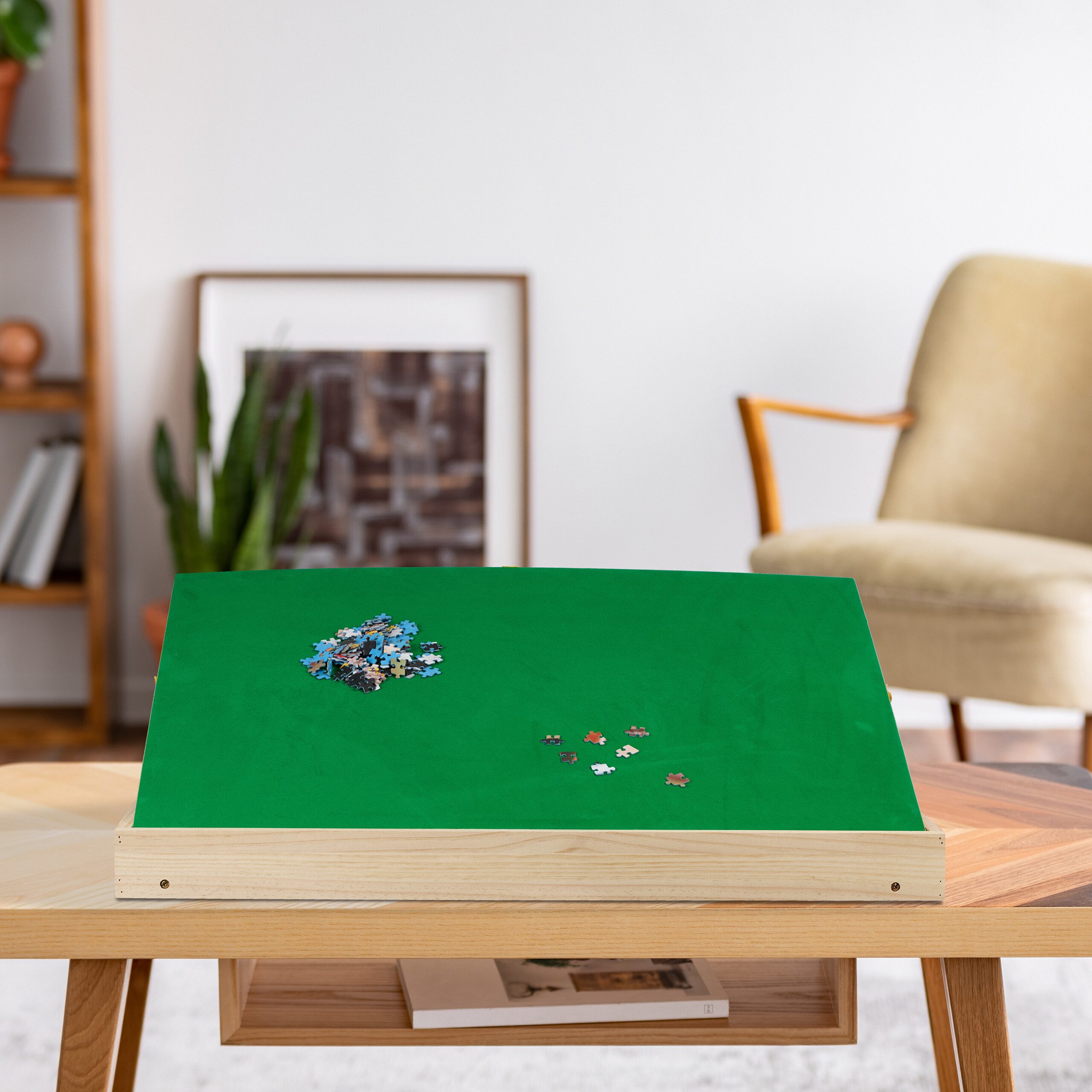 relaxdays Puzzleunterlage Puzzletisch mit 4 Schubladen, (1-tlg) günstig online kaufen