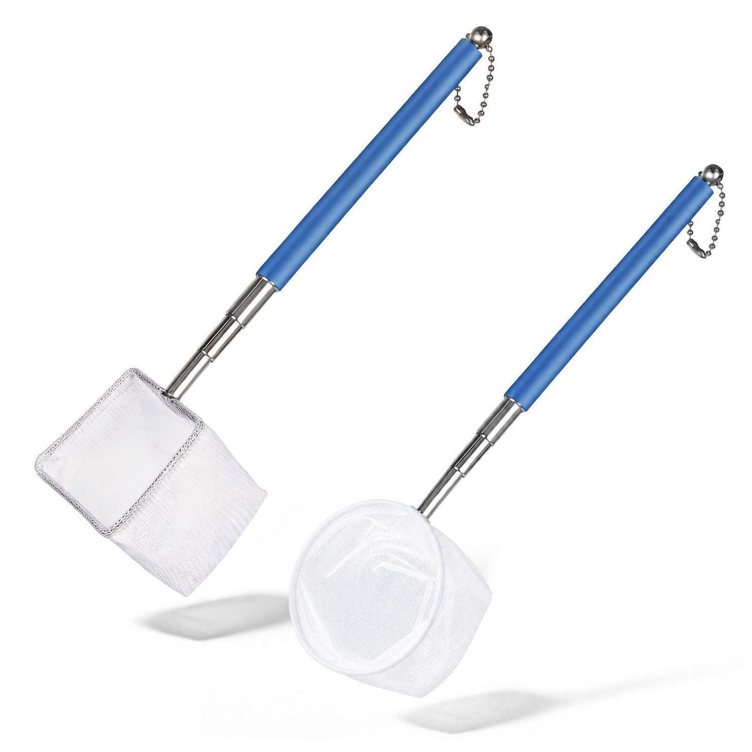 LuxusKollektion Aquarium Aquarium Kescher Set 2er Blau