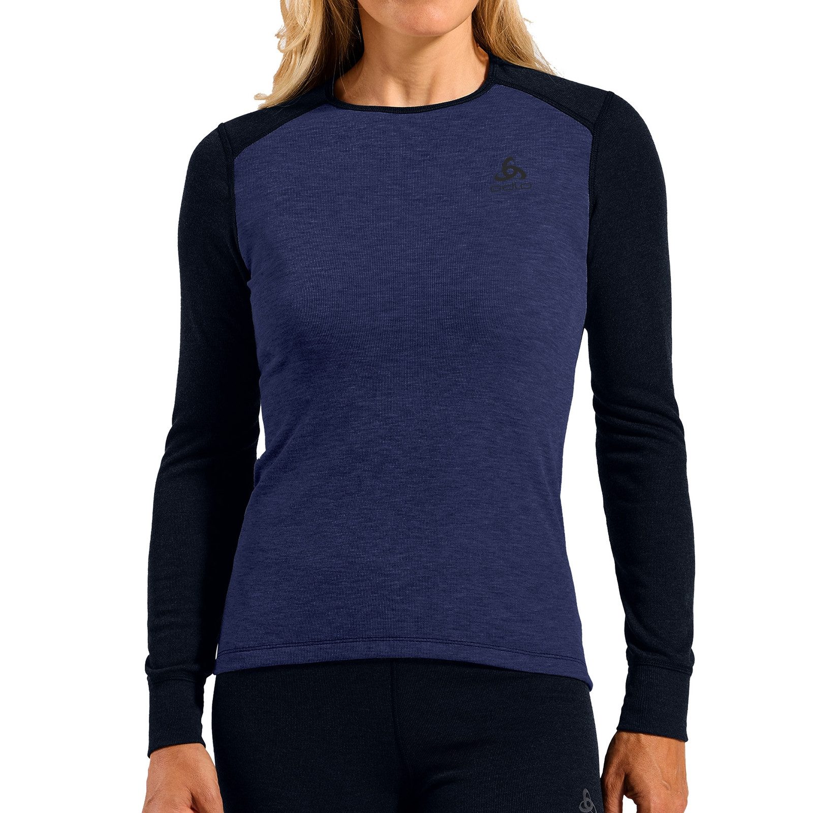 Odlo Thermounterhemd Active WARM Eco Skiunterwäsche-Set (Oberteil + Hose) mit flauschig weicher Innenseite