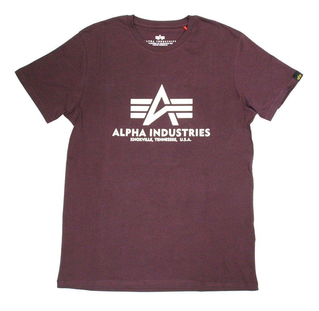 Herren Shirts Alpha Industries T-Shirt Basic Logo (1-tlg)