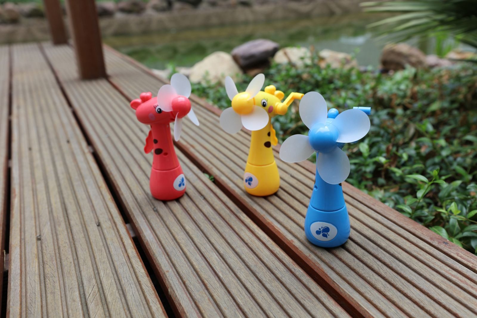 BURI Standventilator Kinder Mini-Ventilator Giraffe mit günstig online kaufen