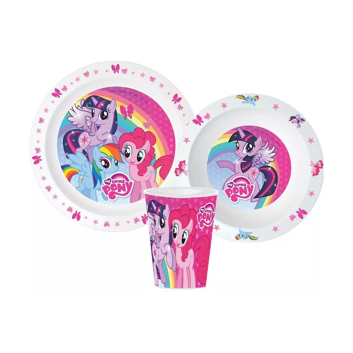 My Little Pony Kindergeschirr-Set My Little Pony Pink Geschirrset, Mikroset