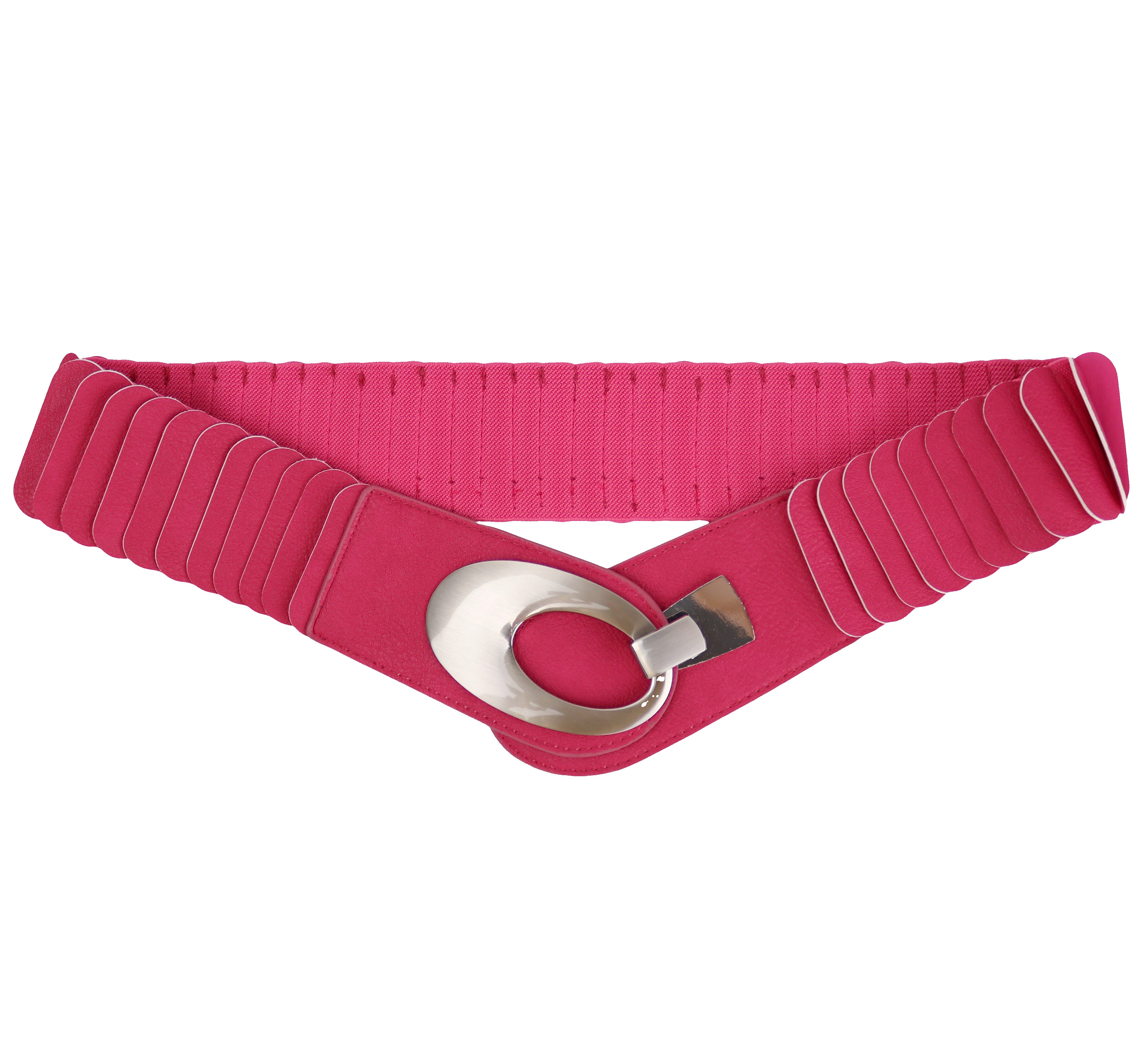 Pink (mit silberfarbener Schließe)