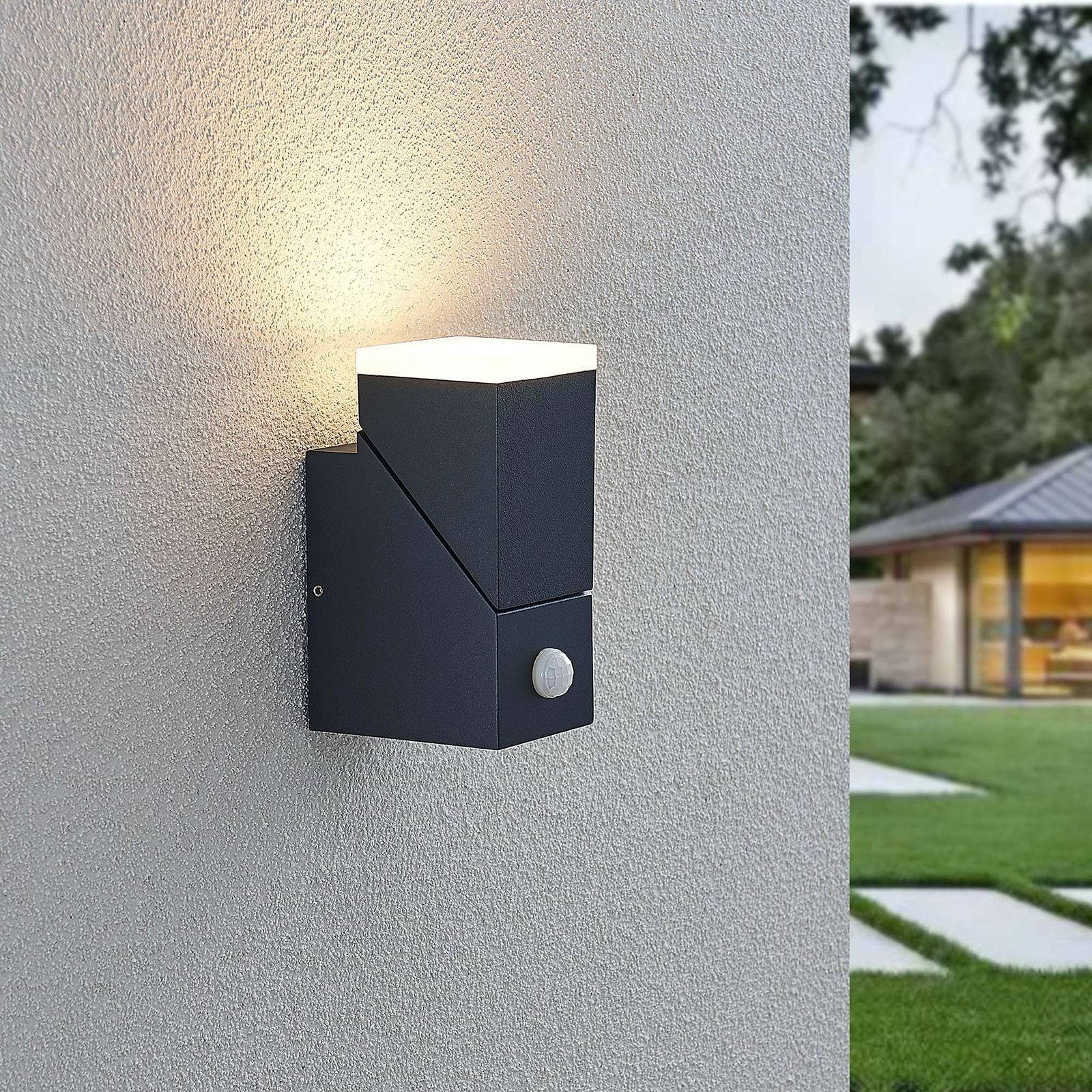Lindby Außen-Wandleuchte Sally, 1 x 6,3 W LED, warmweiß