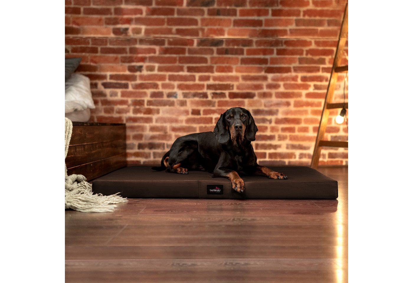 Thumbnail - tierlando® Tierbett tierlando® Orthopädische Hundematratze ALICE EASY CLEAN Kunstleder Hun