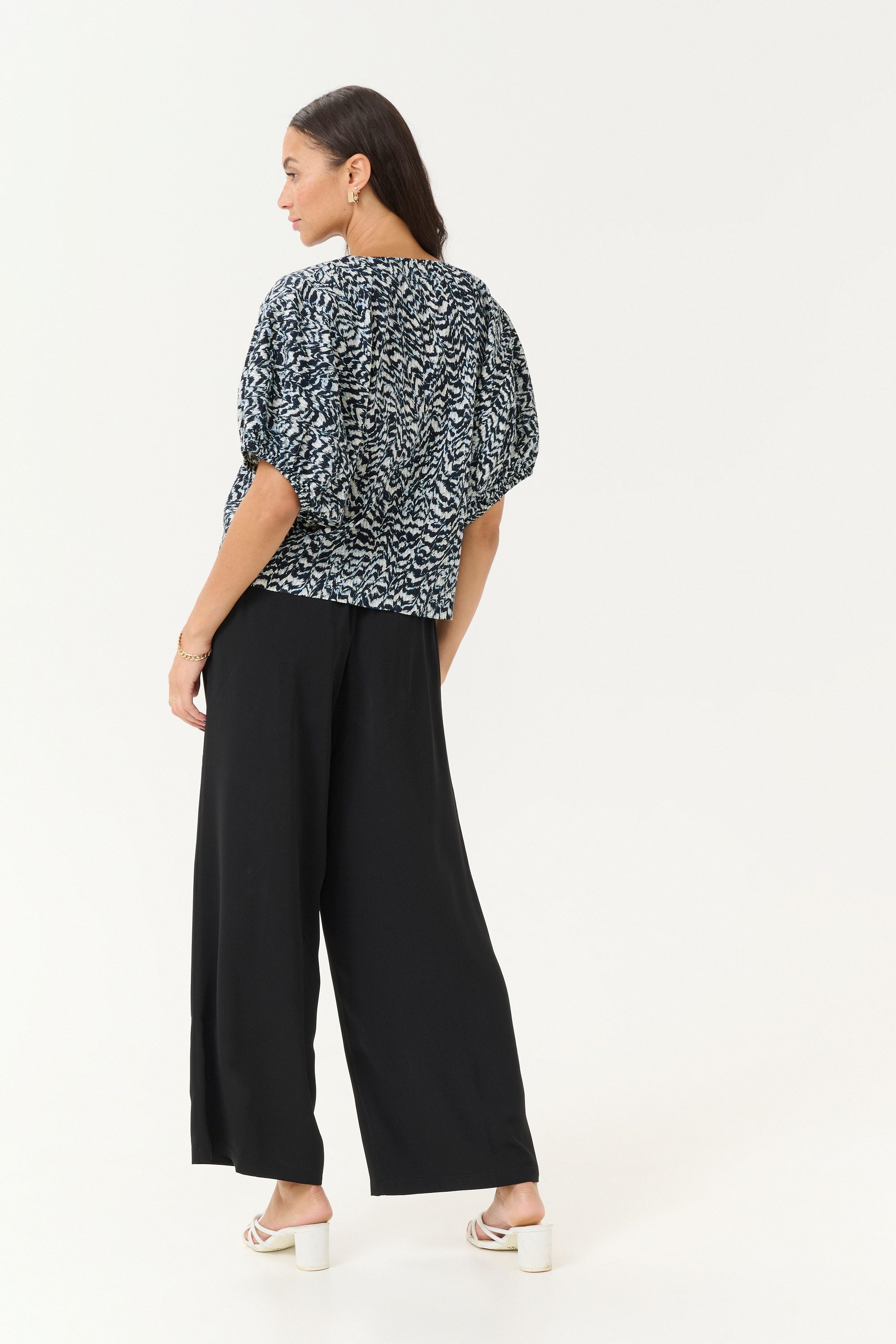 KAFFE Kurzarmbluse Kurzarm-Bluse KAruffalo günstig online kaufen