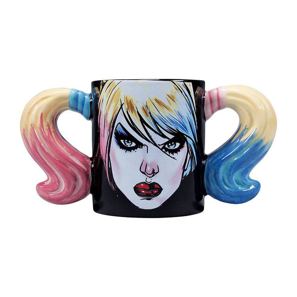 Half Moon Bay Tasse DC Comics Shaped Tasse Harley Quinn, 1-tlg., Offiziell lizenzierte Tasse