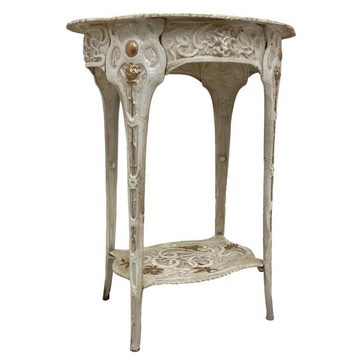 Aubaho Gartentisch Tisch 60cm Beistelltisch Blumen Eisen 11,5kg Art Nouveau antik Stil ta