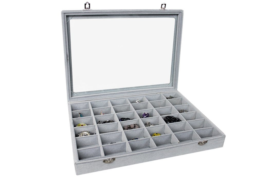Yudu Schmuckkasten Schmucklade Schaukasten Schmucktablett Schmuckbox günstig online kaufen