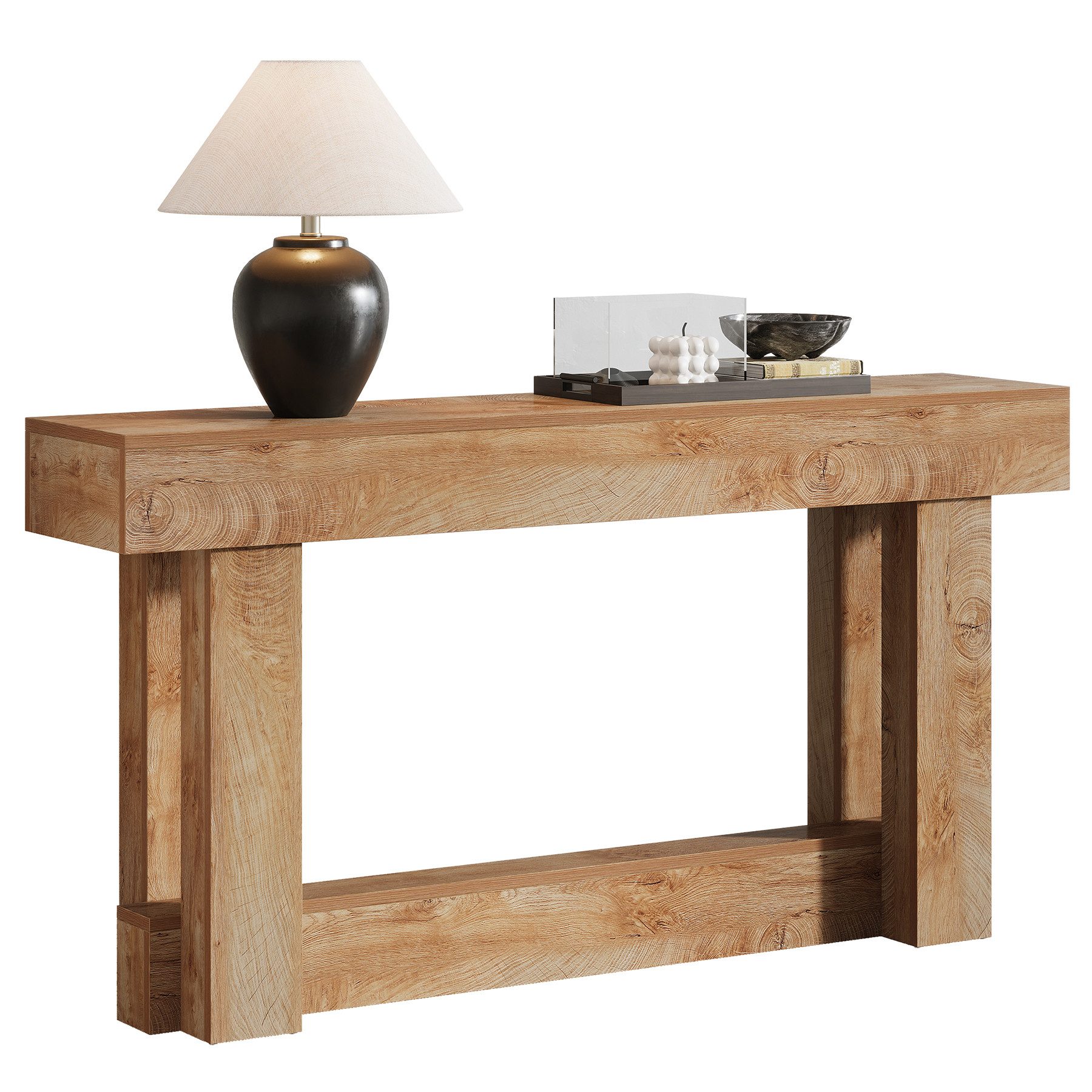 Tribesigns Konsolentisch 160 cm Holz Konsolentisch, günstig online kaufen