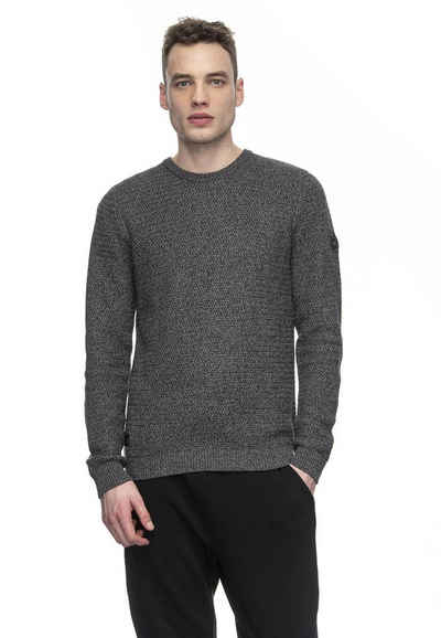 Ragwear Sweater Ragwear Sweater Herren BADAN 2022-35002 Dunkelgrau Dark Grey 3012