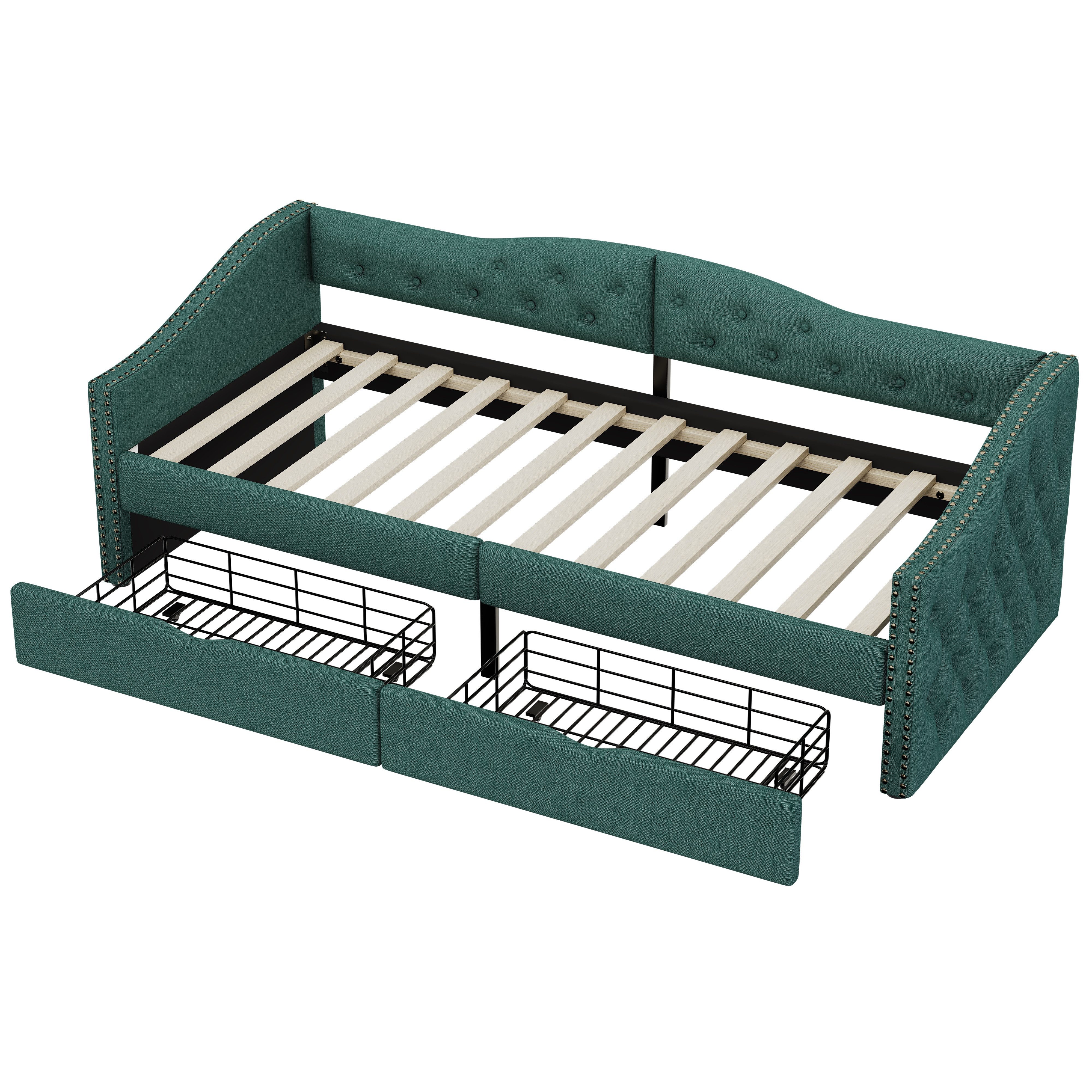 SOFTWEARY Schlafsofa mit Bettfunktion, 90x200 cm, günstig online kaufen