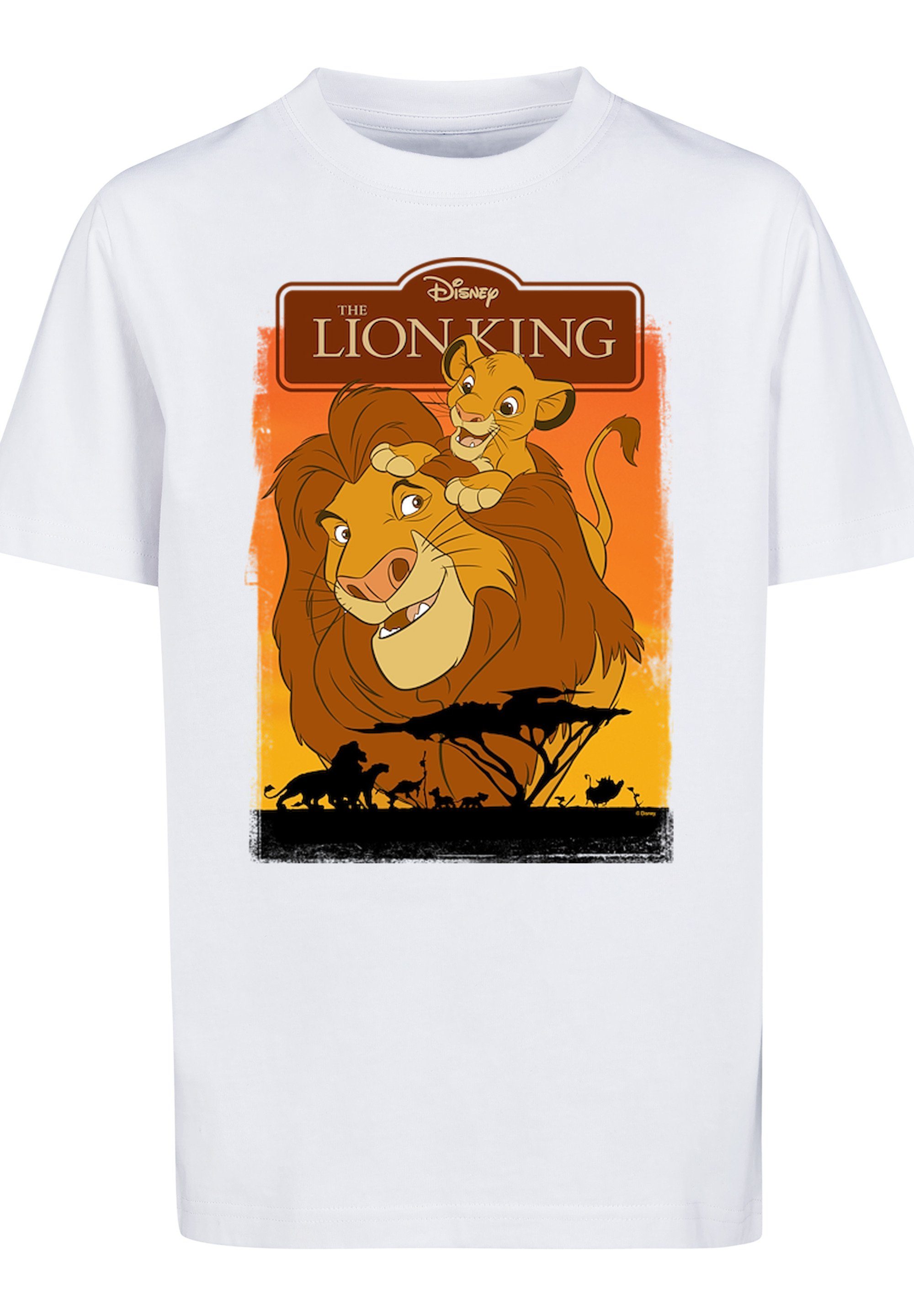 Kinder Kids (Gr. 92 -146) F4NT4STIC T-Shirt Disney König der Löwen Simba und Mufasa