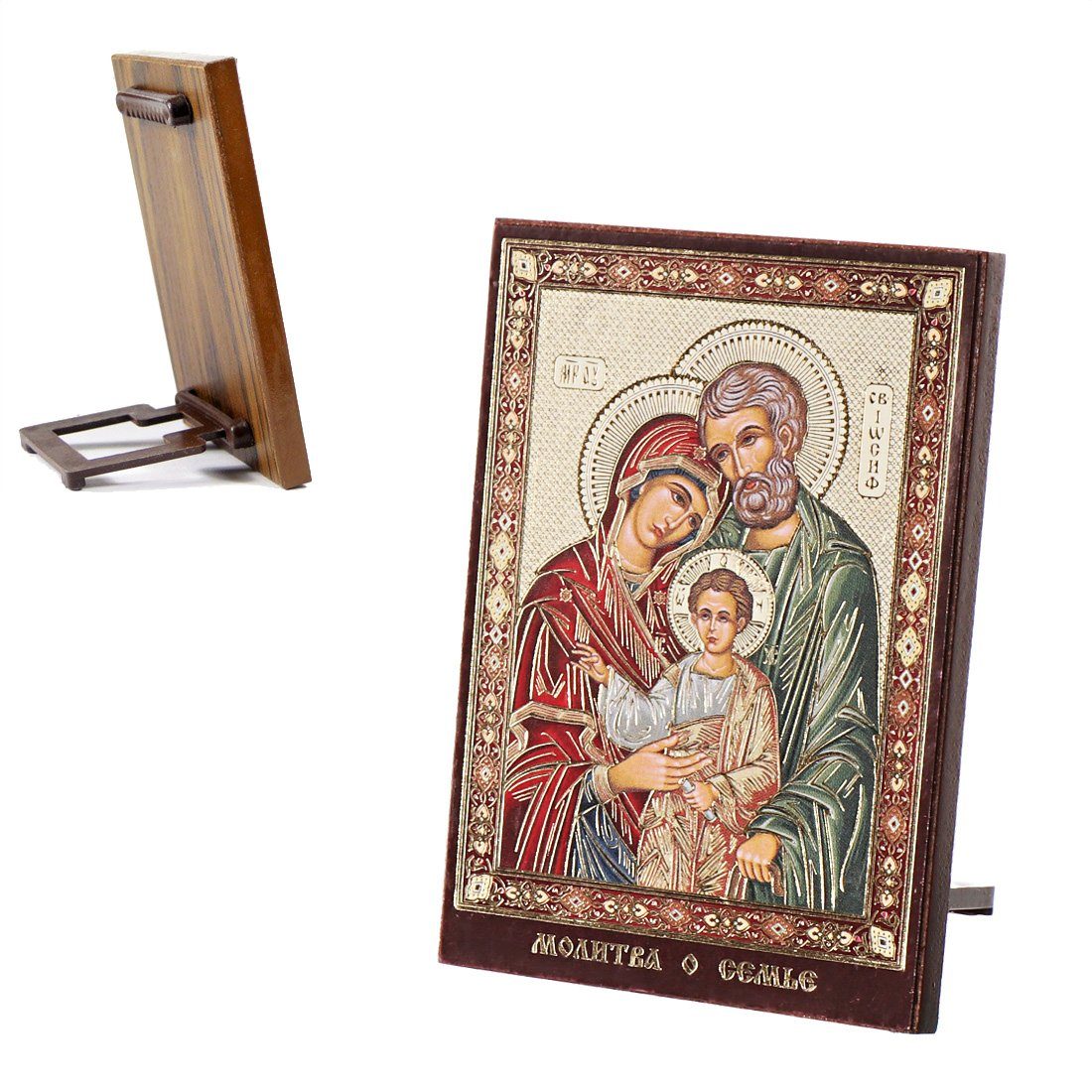 NKlaus Bild Ikone Heilige Familie Holz günstig online kaufen