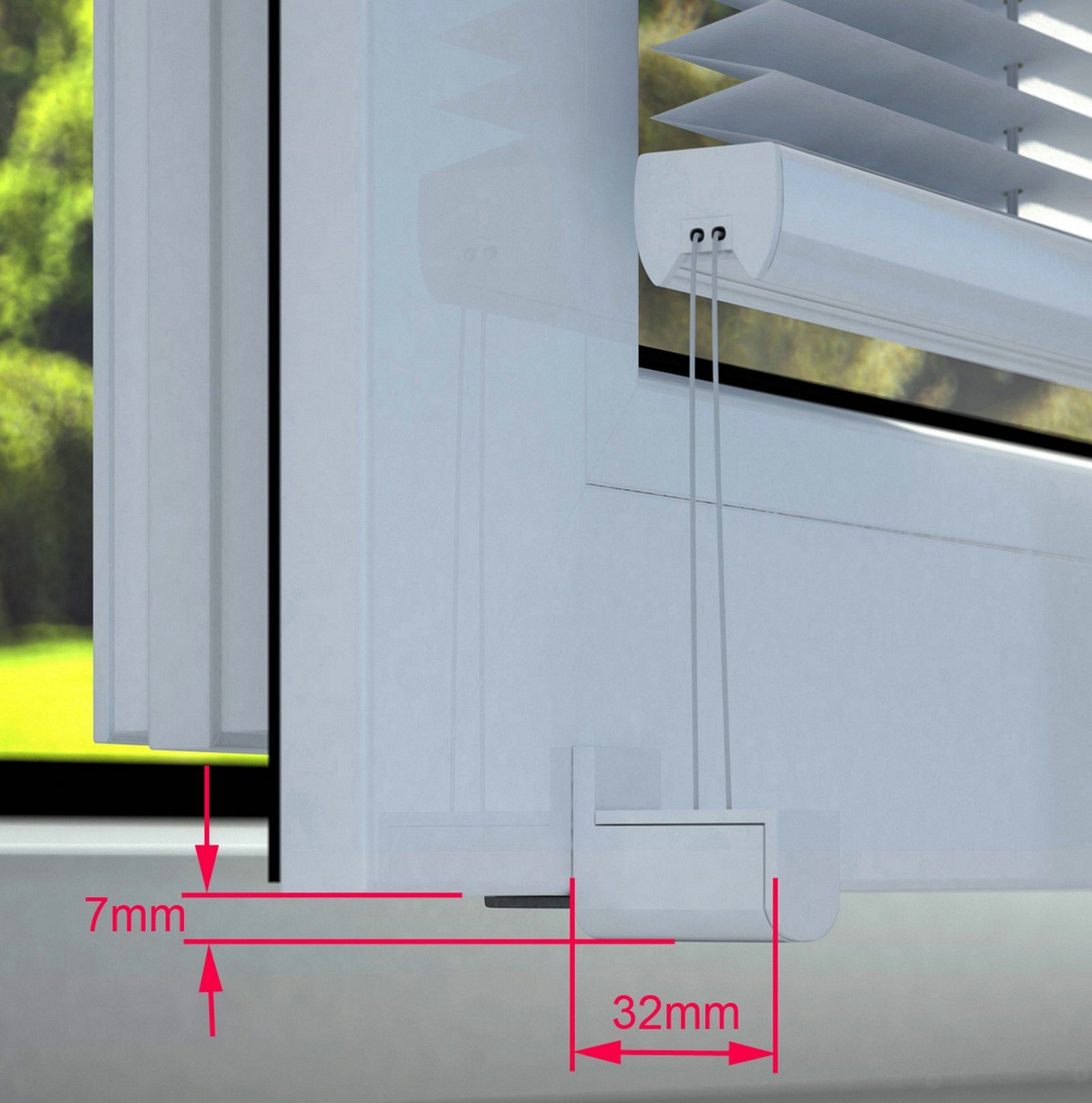 DécoProfi Plissee Plissee Klemmfix ohne Bohren, blickdicht, ohne Bohren, verspannt, Klemmfix, Stufenlos verstellbar